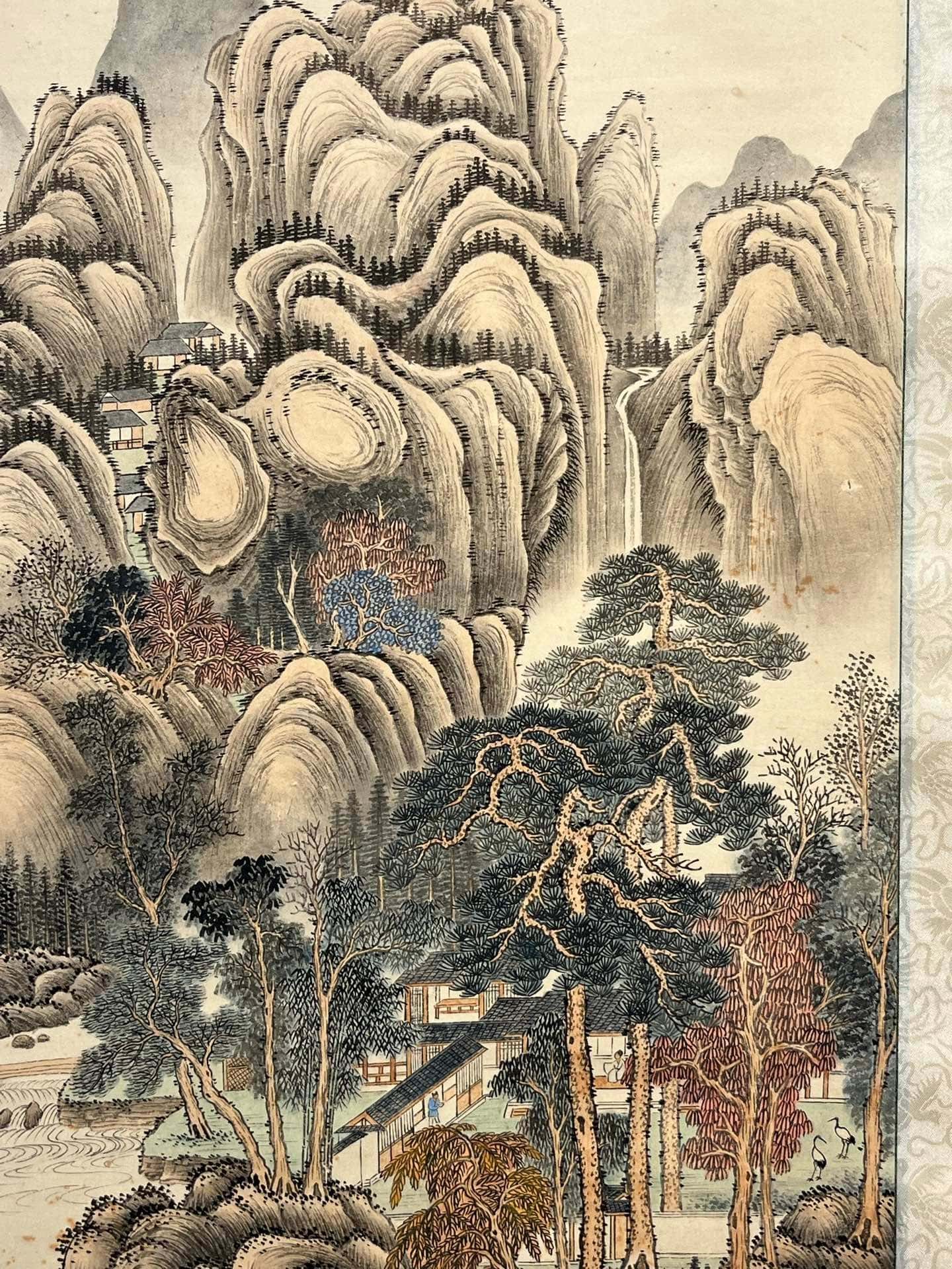 Chinese scroll painting Zhang Daqian