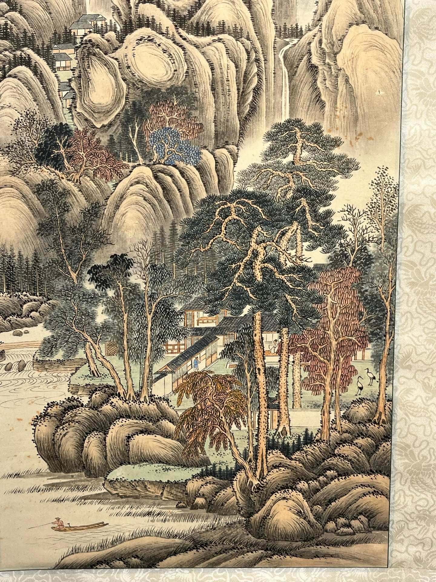 Chinese scroll painting Zhang Daqian