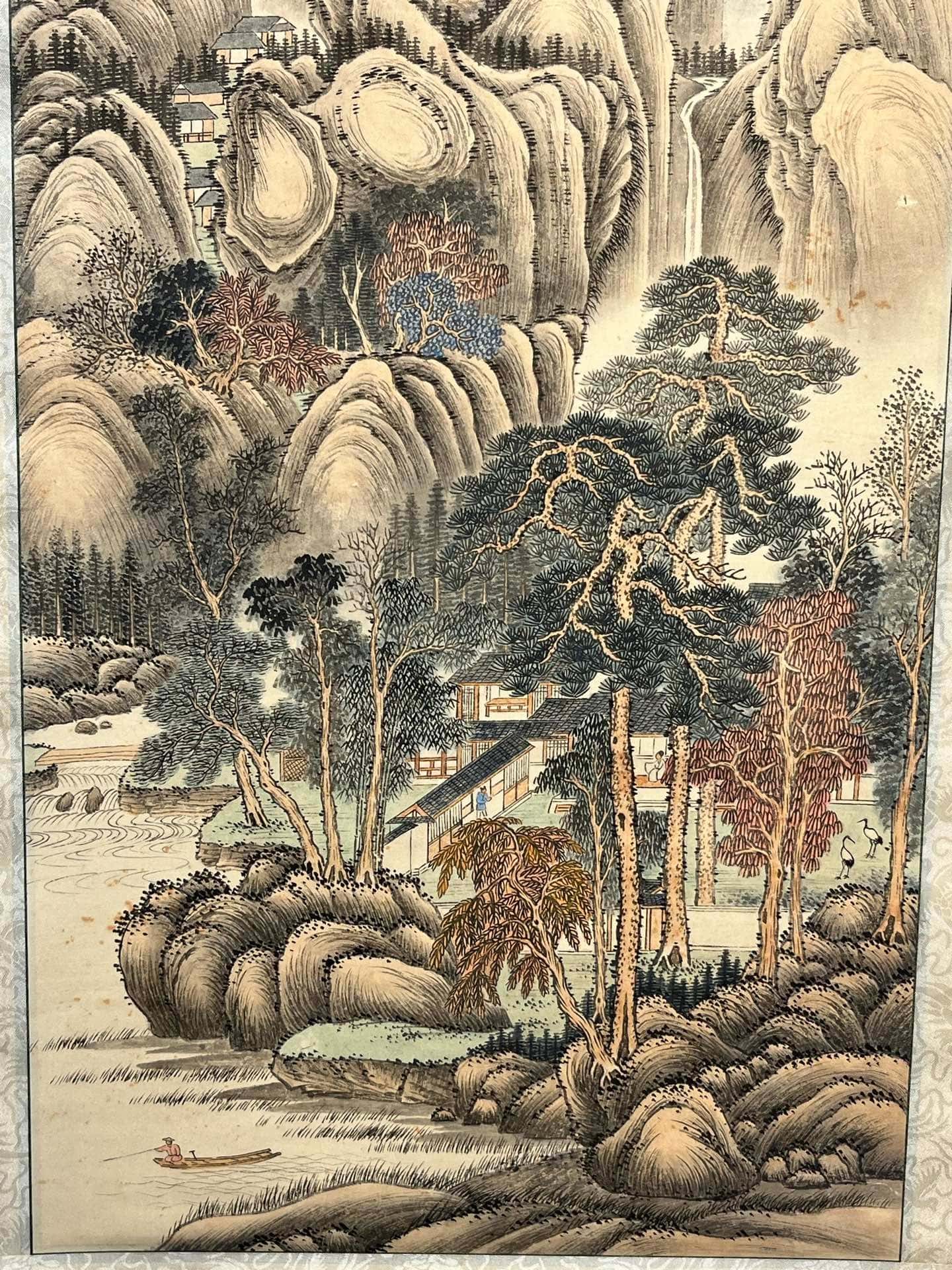 Chinese scroll painting Zhang Daqian
