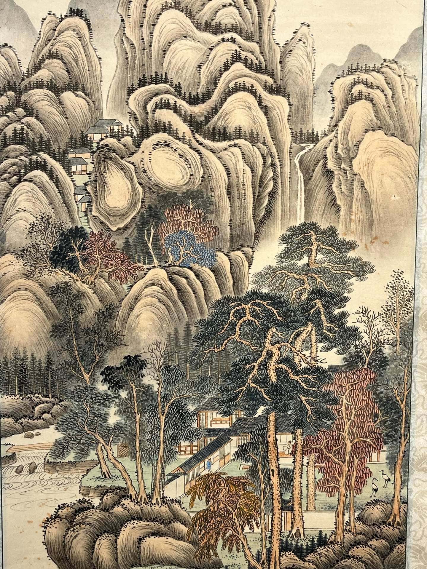 Chinese scroll painting Zhang Daqian