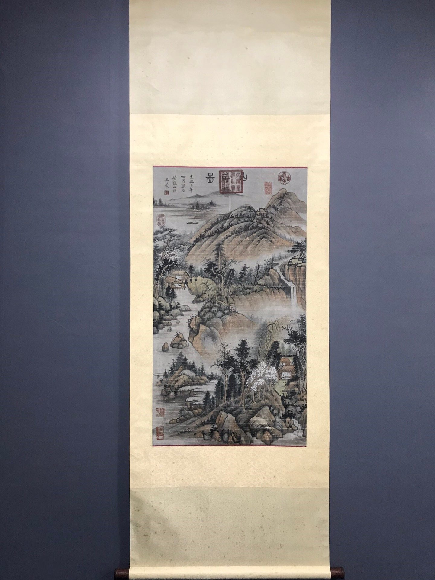 Chinese scroll painting Wang Meng