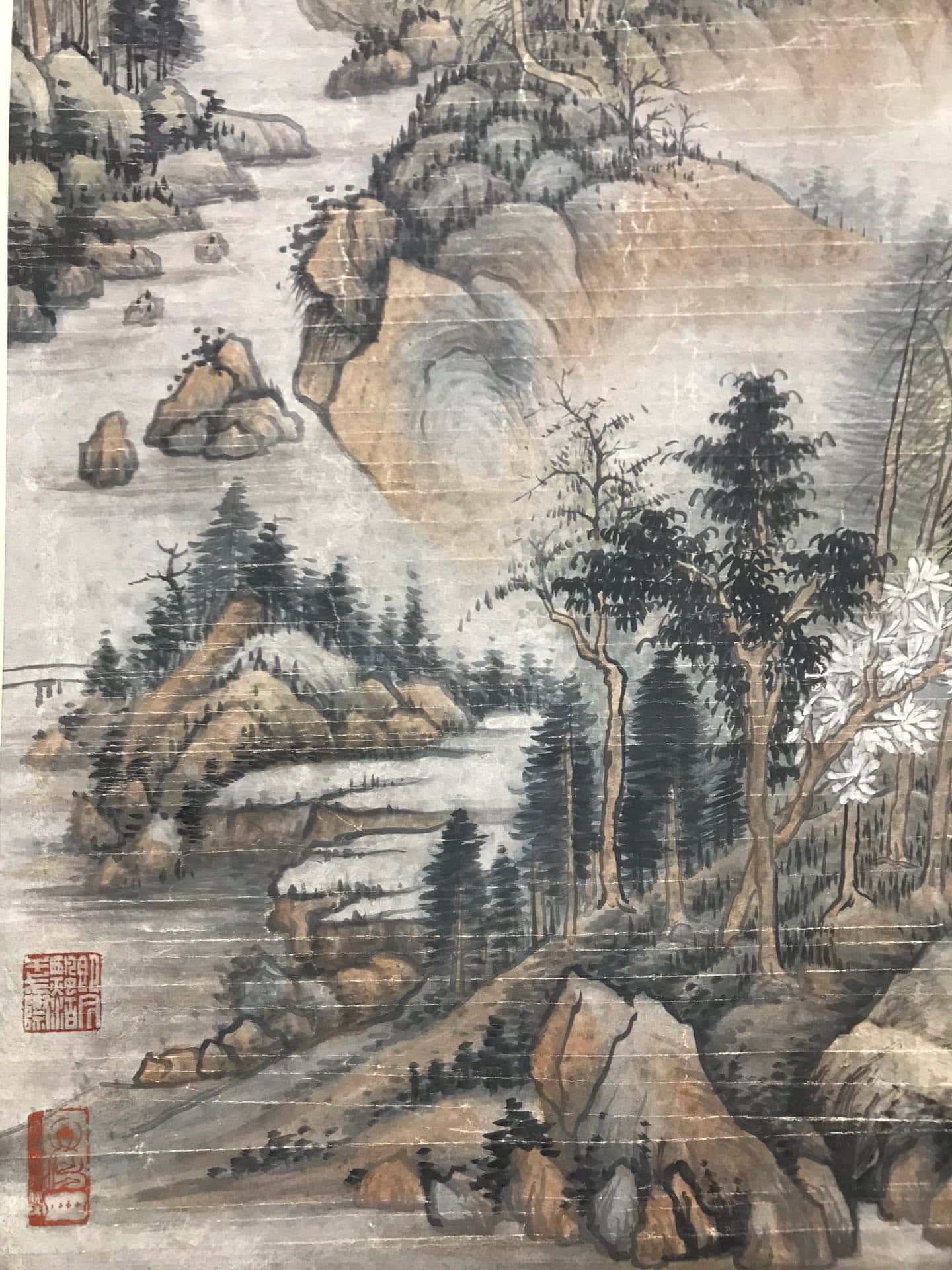 Chinese scroll painting Wang Meng