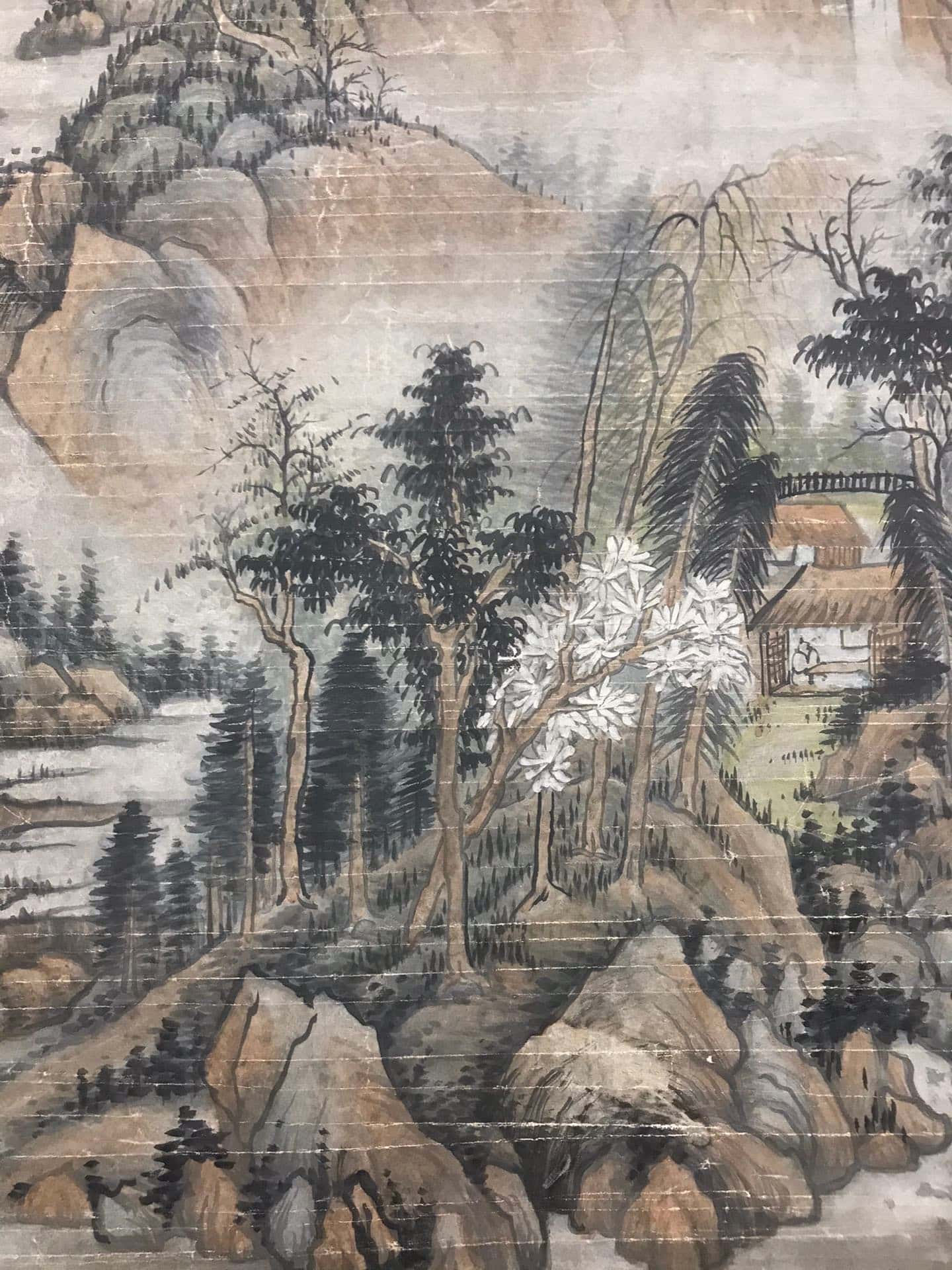 Chinese scroll painting Wang Meng