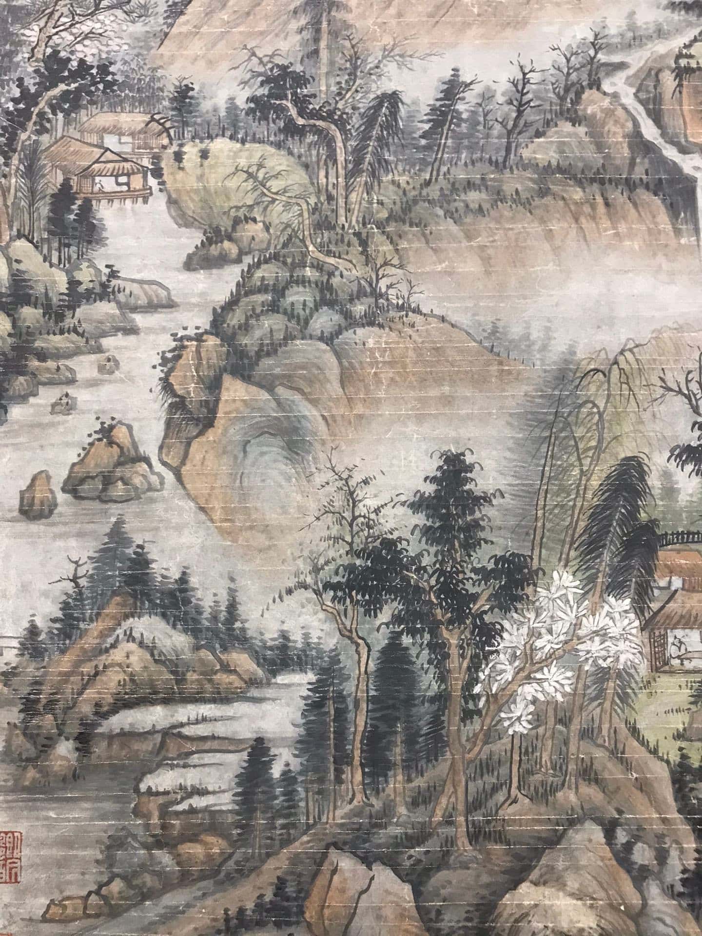 Chinese scroll painting Wang Meng
