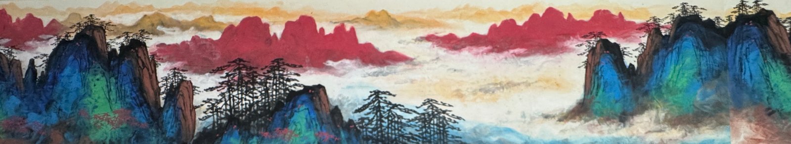 Chinese scroll painting Liu Haisu