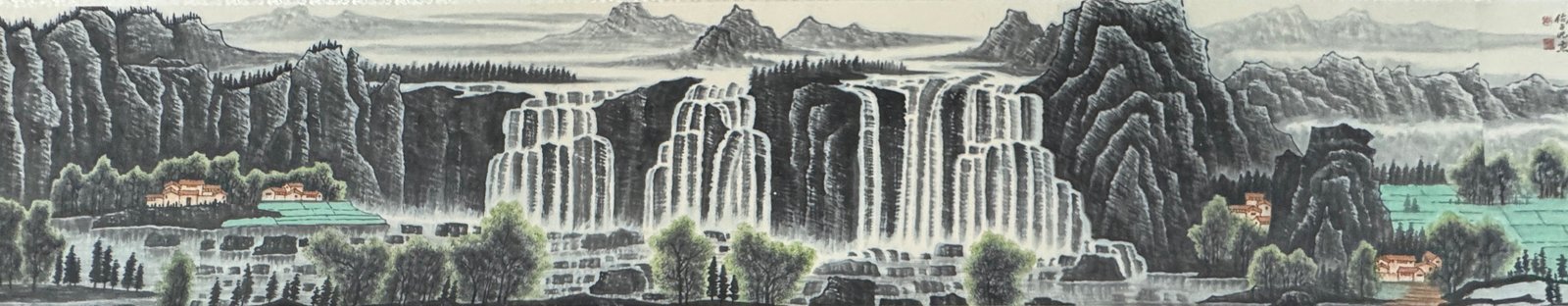 Chinese scroll painting Li Keran