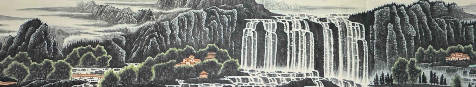 Chinese scroll painting Li Keran
