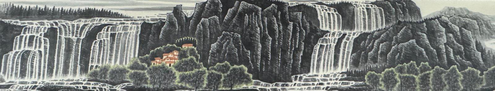 Chinese scroll painting Li Keran