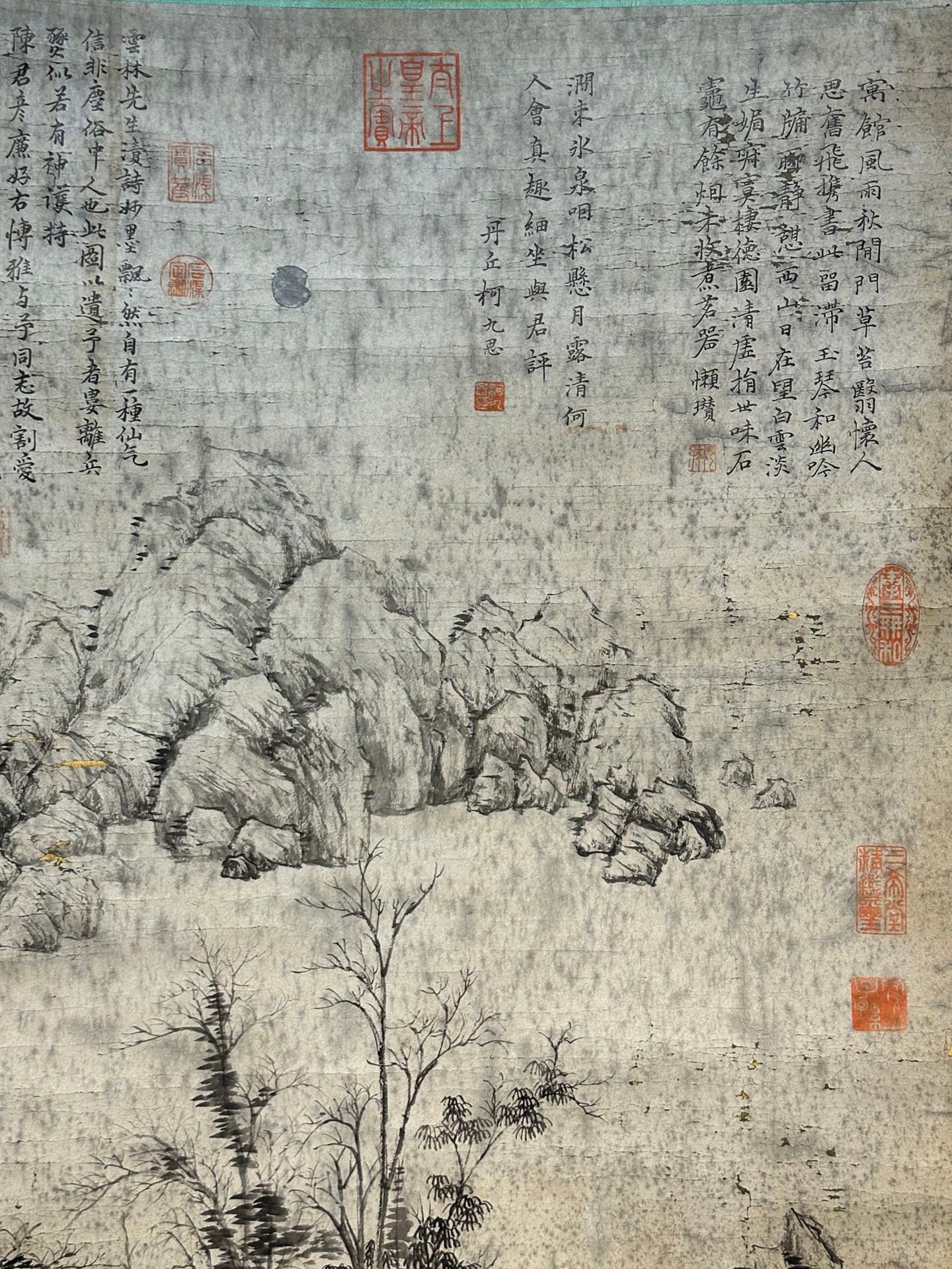 Chinese scroll painting Ni Zan
