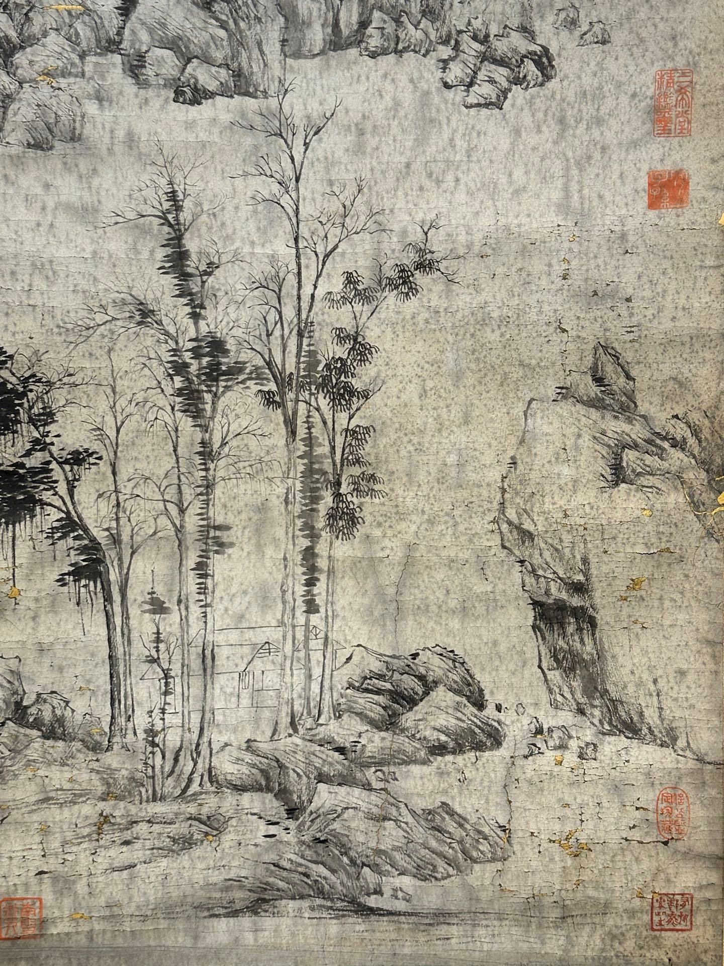 Chinese scroll painting Ni Zan
