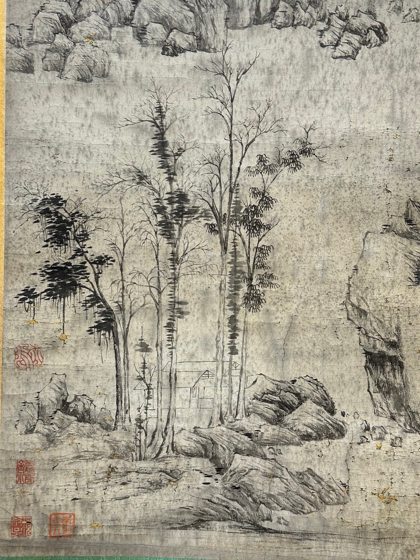 Chinese scroll painting Ni Zan