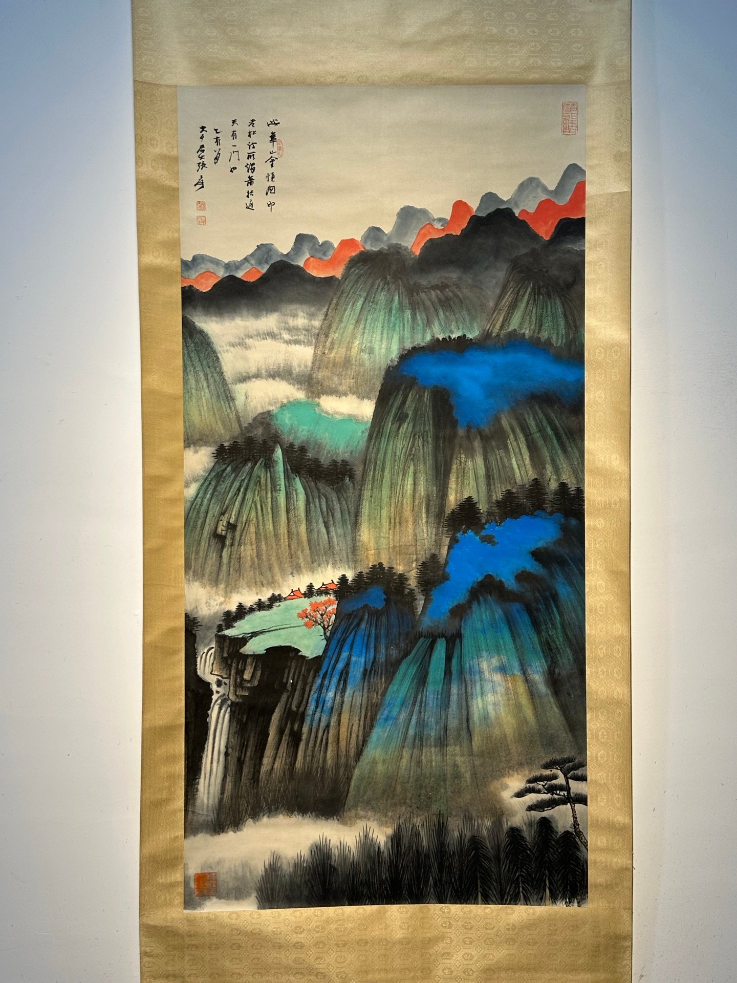 Chinese scroll painting Zhang Daqian