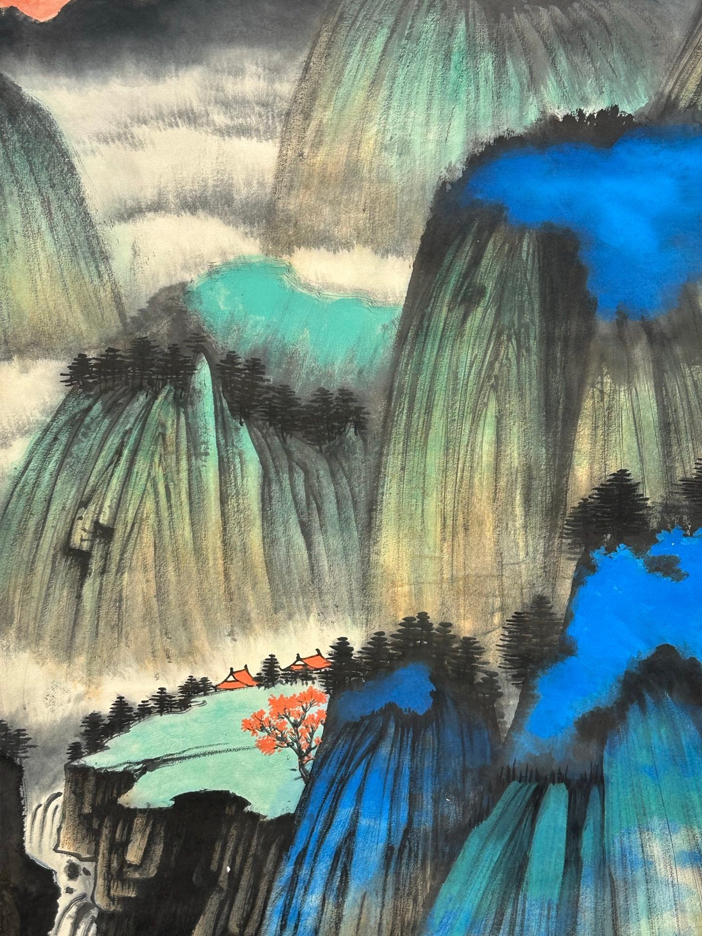 Chinese scroll painting Zhang Daqian