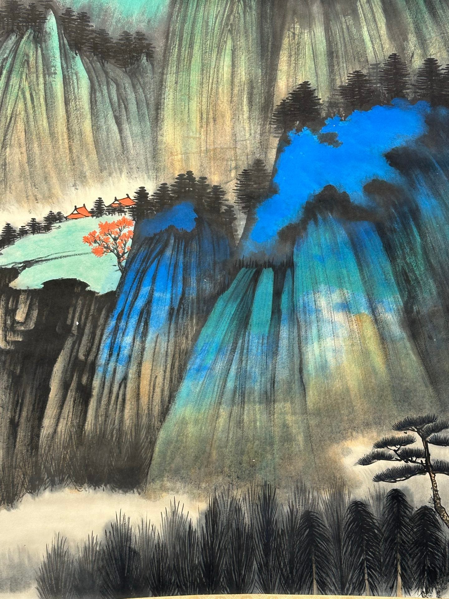 Chinese scroll painting Zhang Daqian