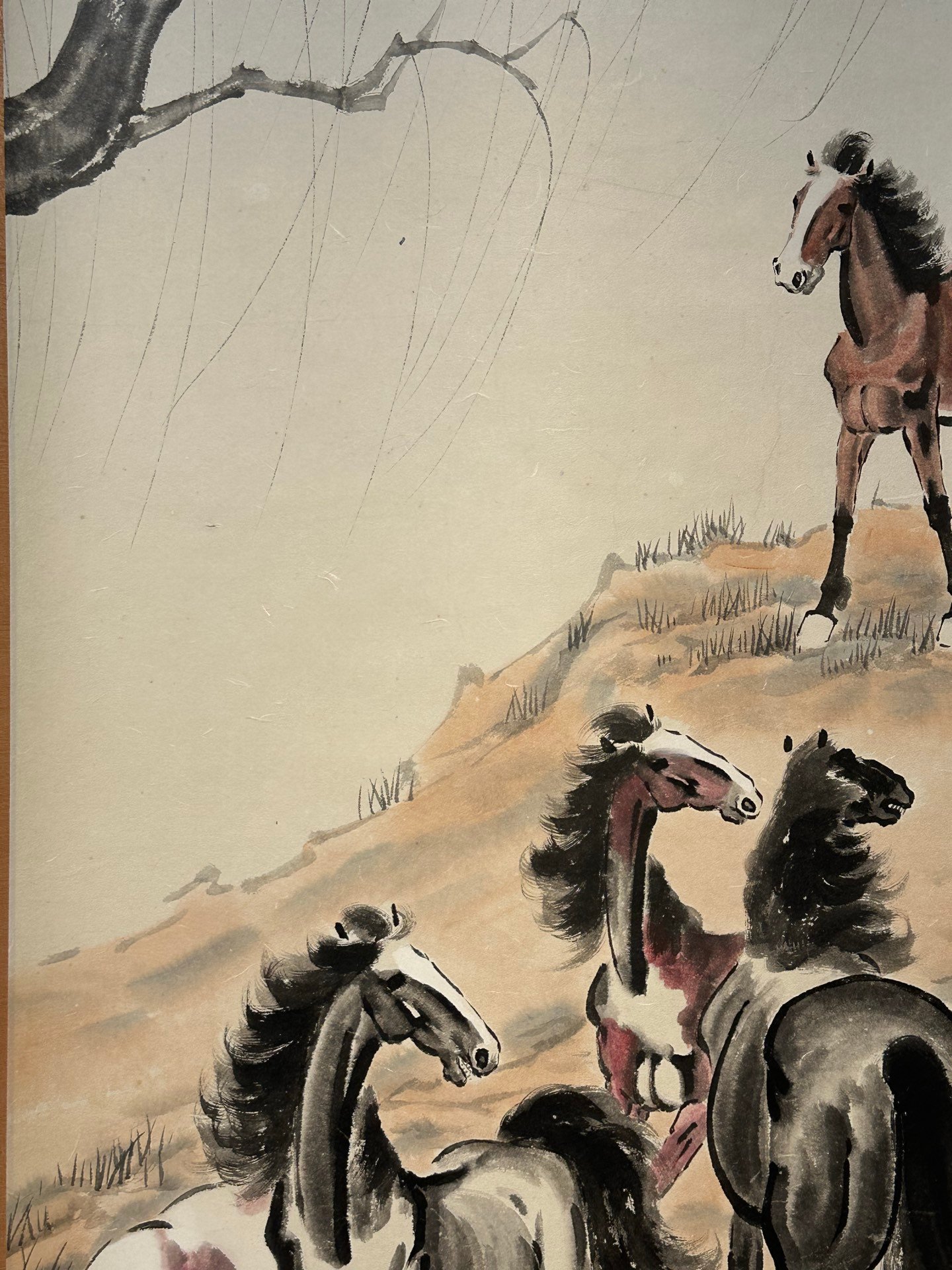 Chinese scroll painting Xu Beihong