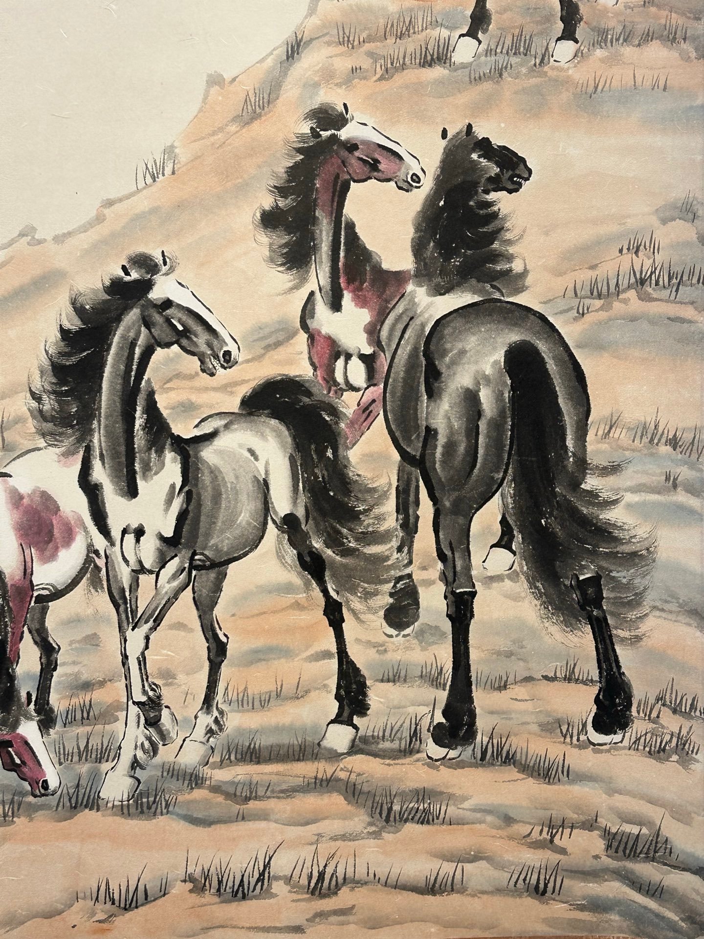Chinese scroll painting Xu Beihong