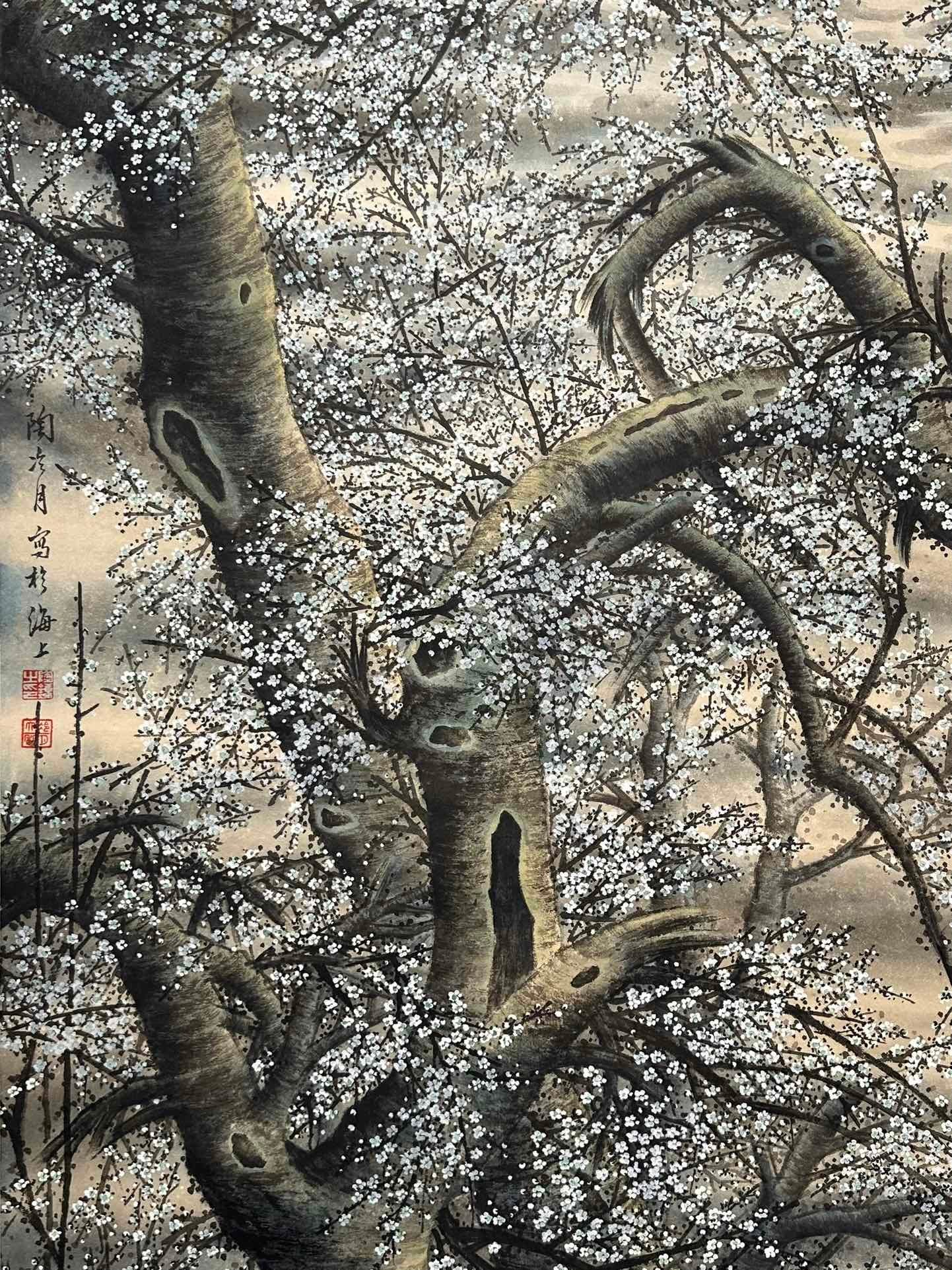 Chinese scroll painting Tao Lengyue