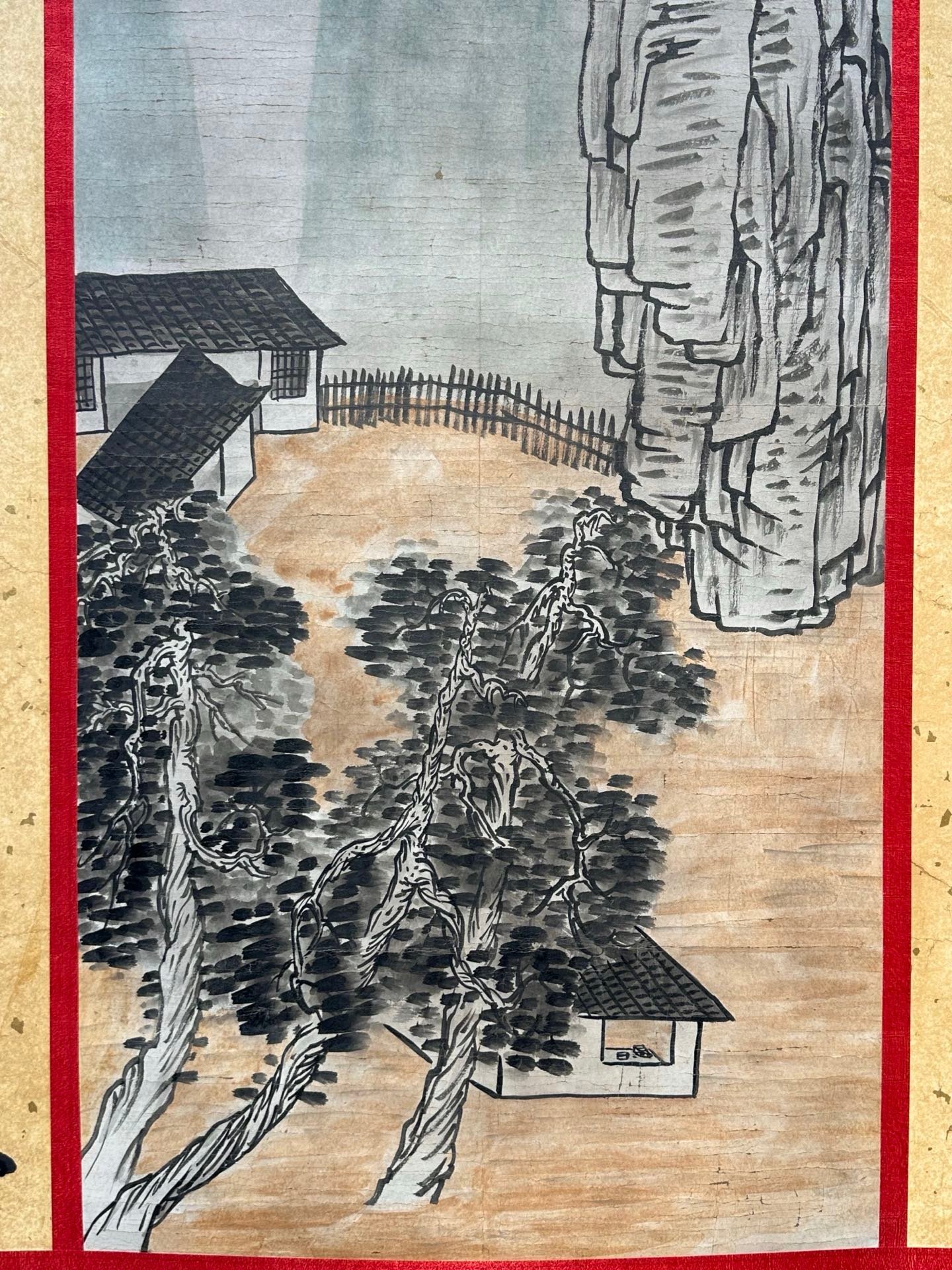 Chinese scroll painting Qi Baishi
