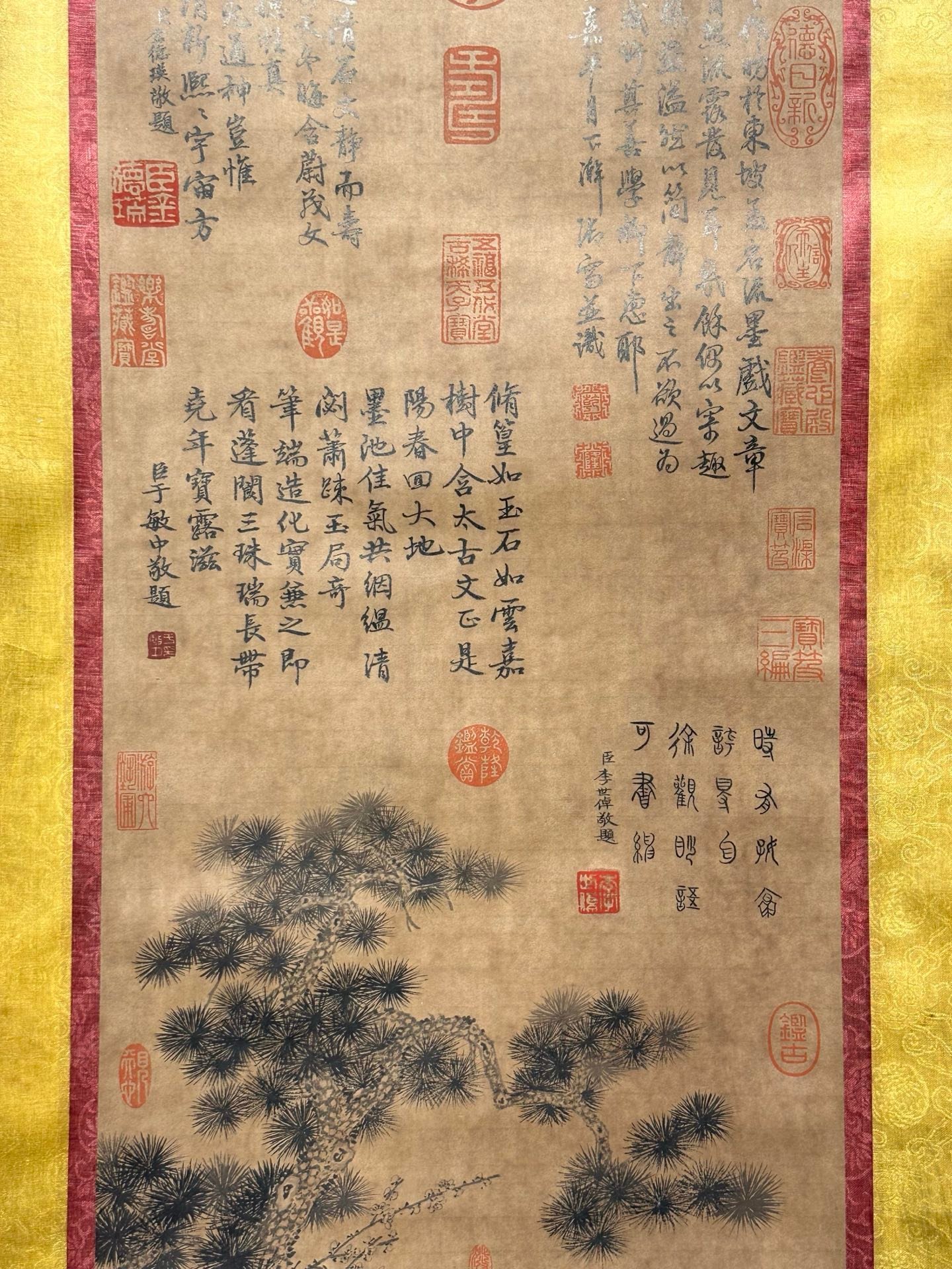 Chinese scroll painting Han Long