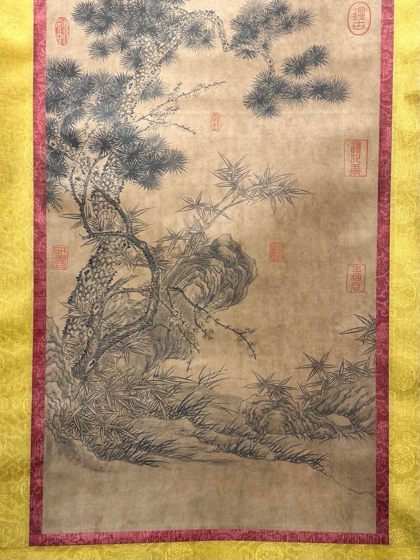 Chinese scroll painting Han Long