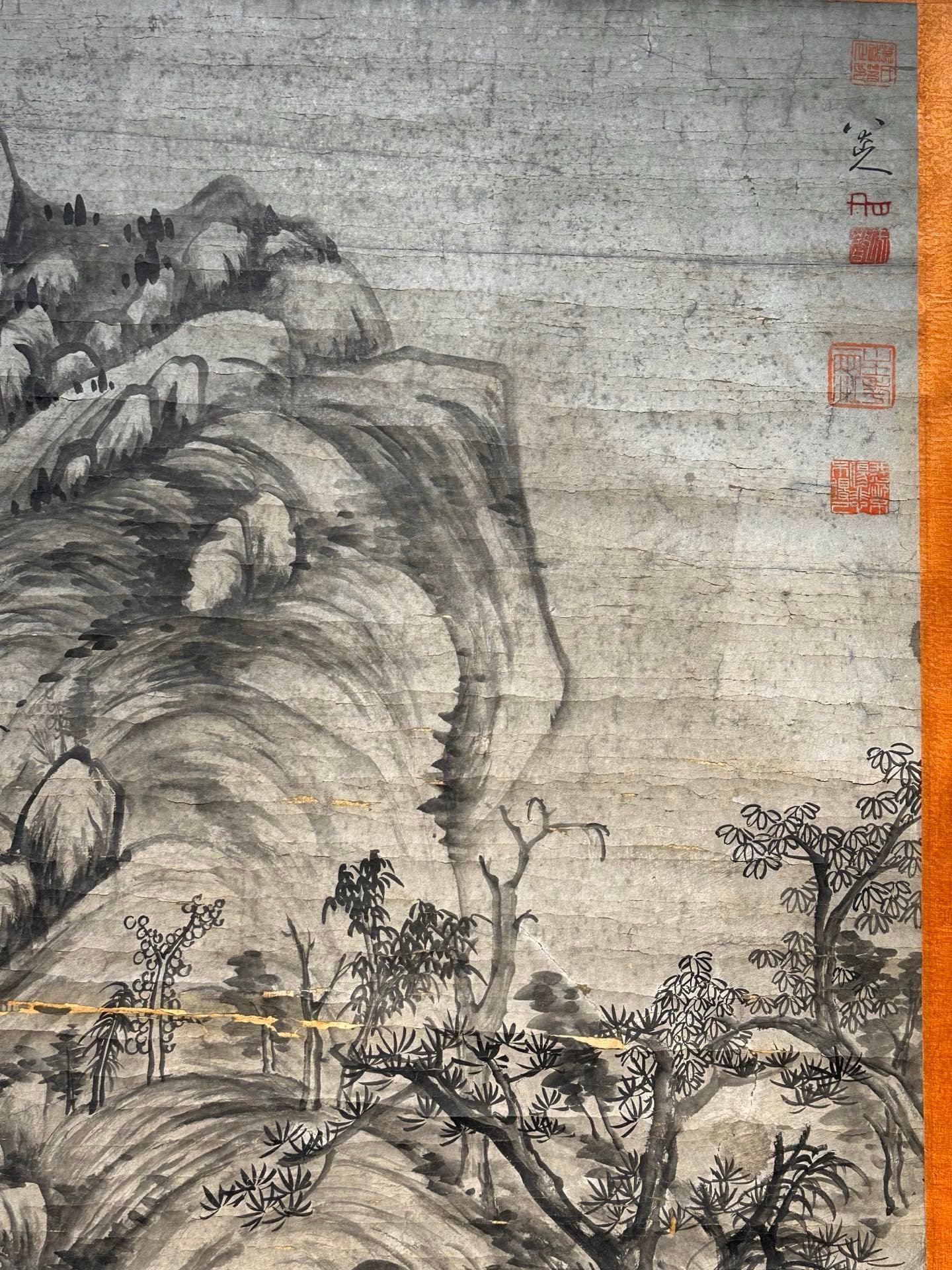 Chinese scroll painting Ba Da Shan Ren