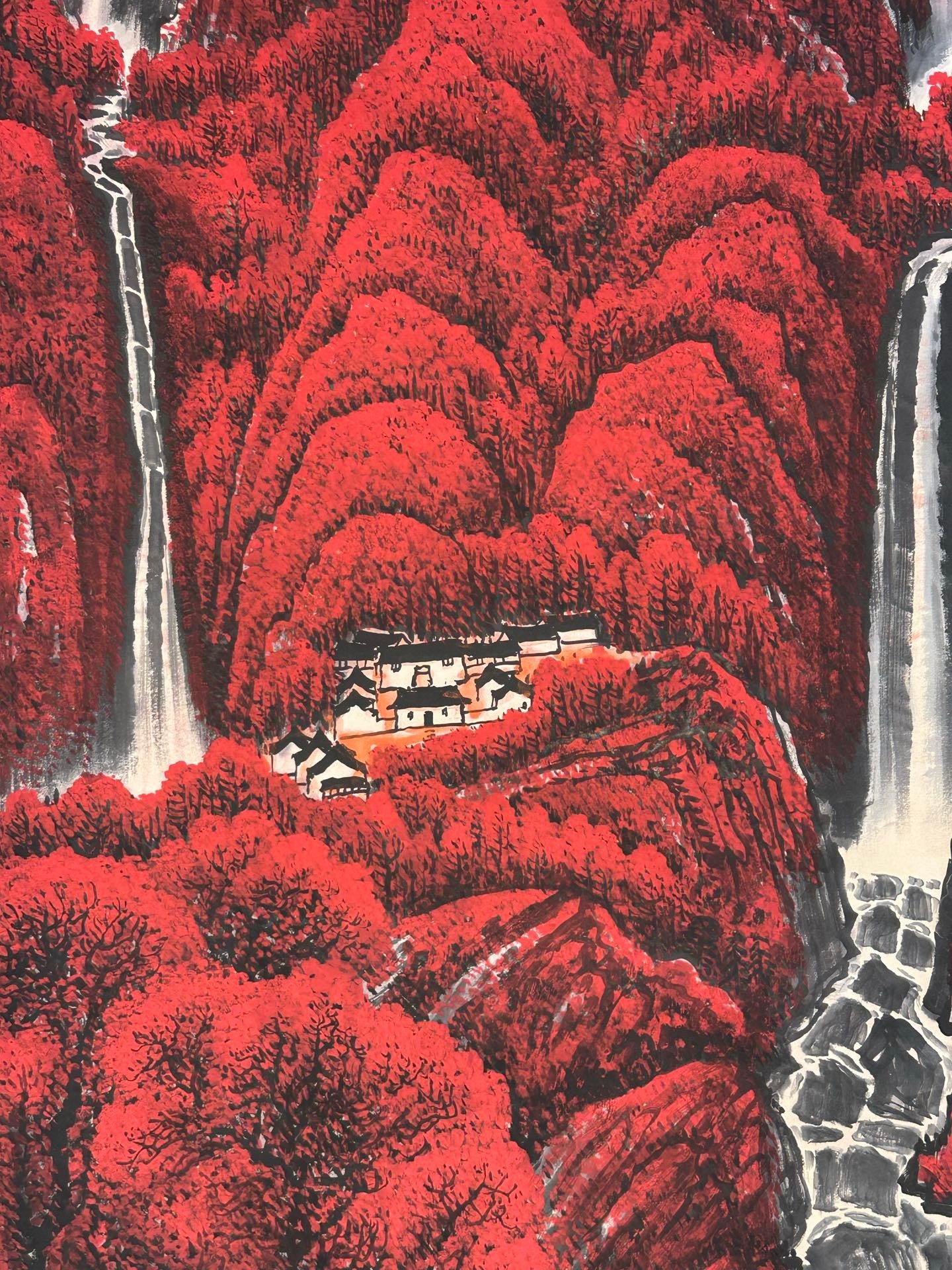 Chinese scroll painting Li Keran
