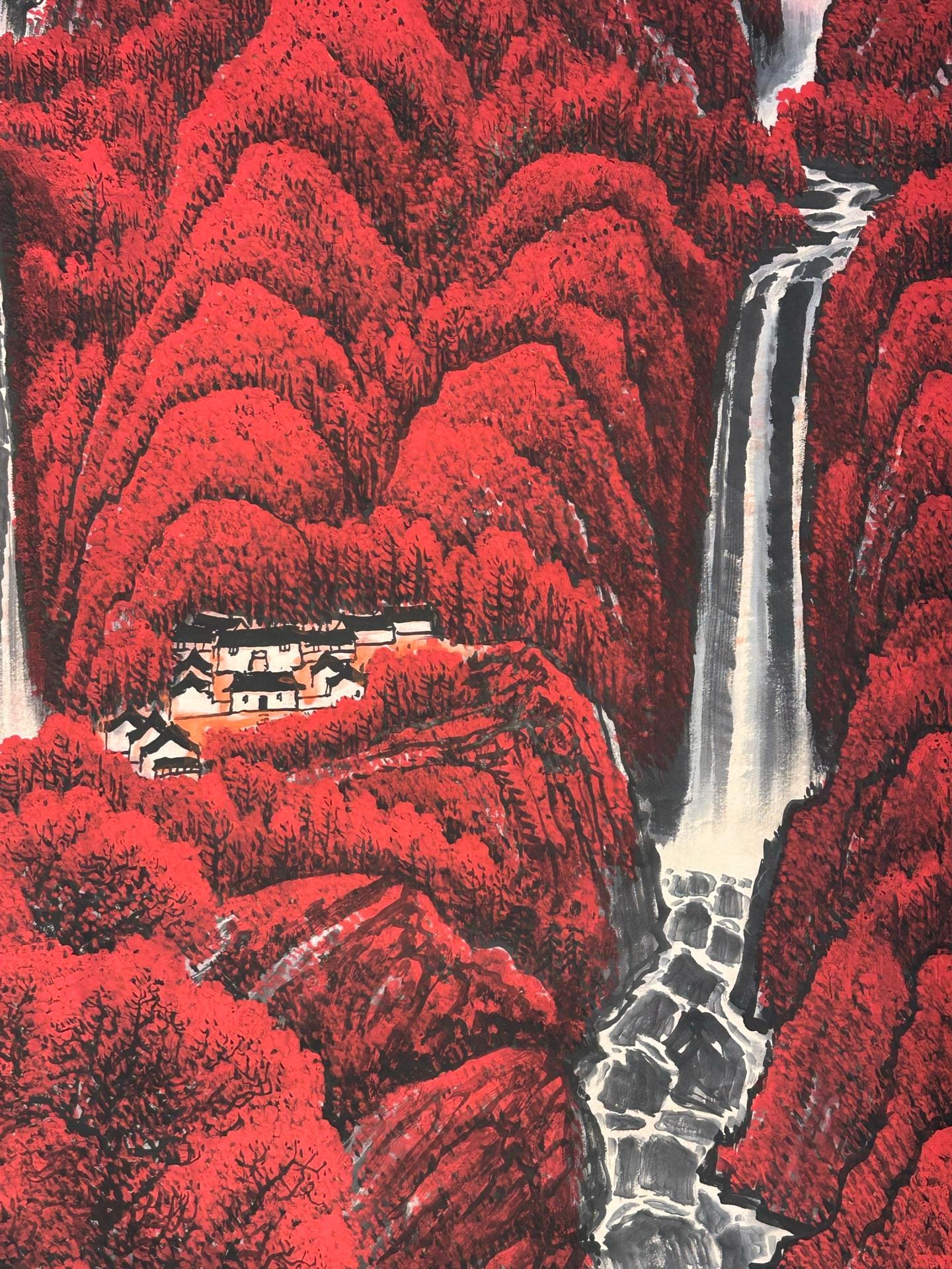 Chinese scroll painting Li Keran