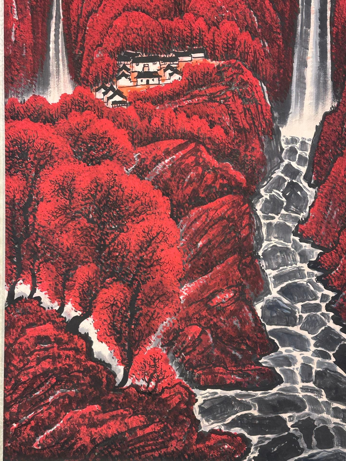 Chinese scroll painting Li Keran