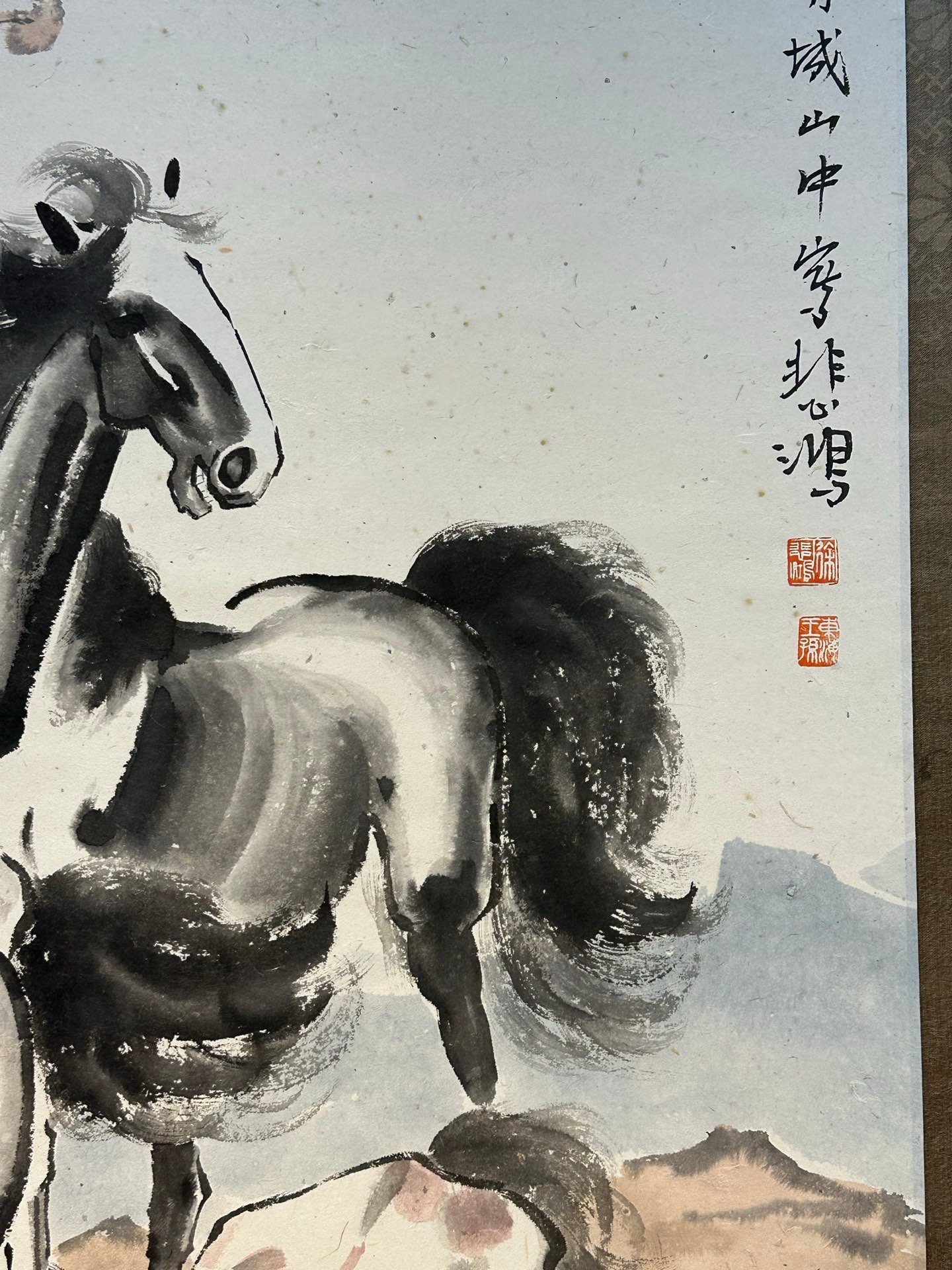 Chinese scroll painting Xu Beihong