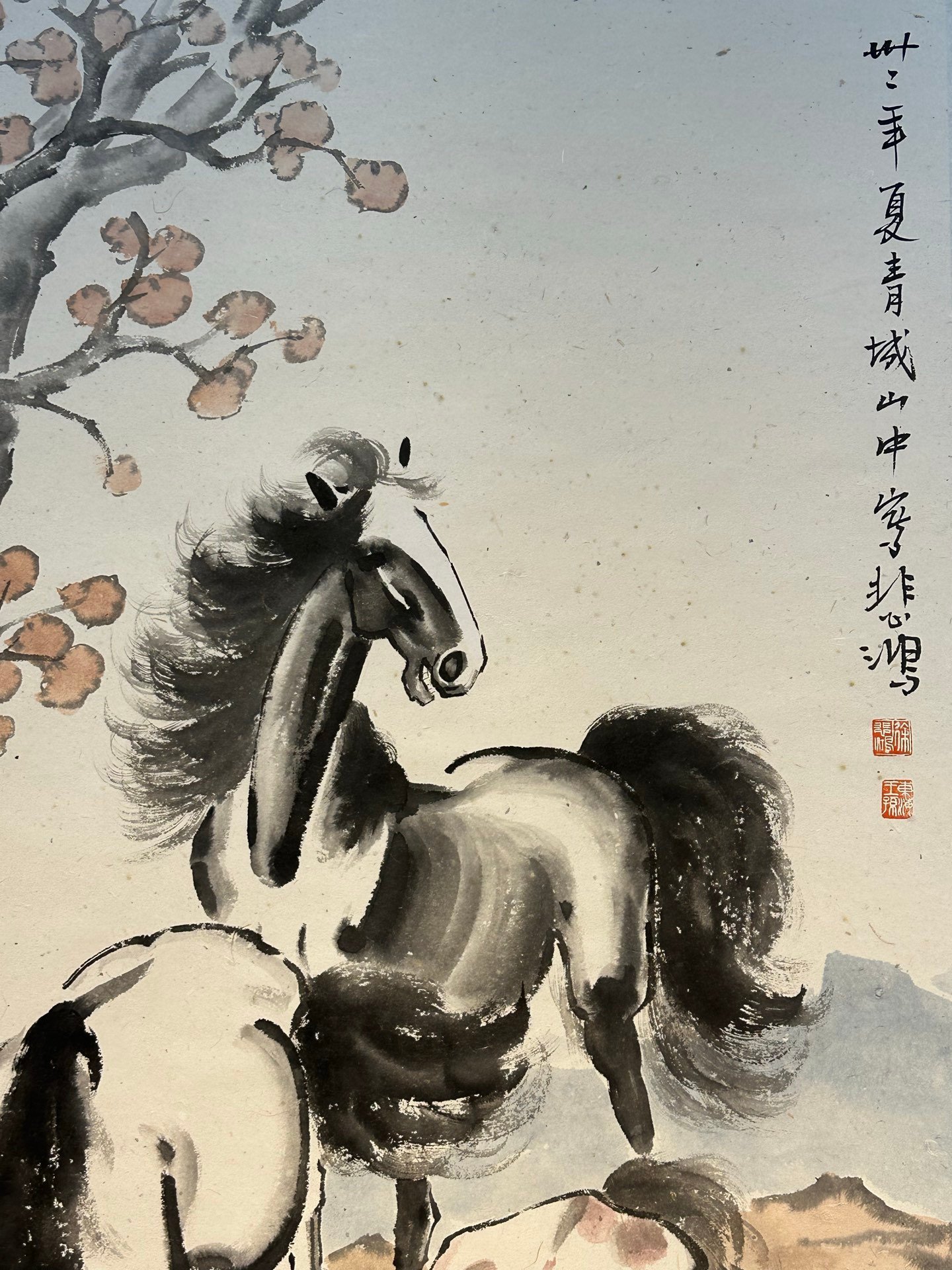 Chinese scroll painting Xu Beihong