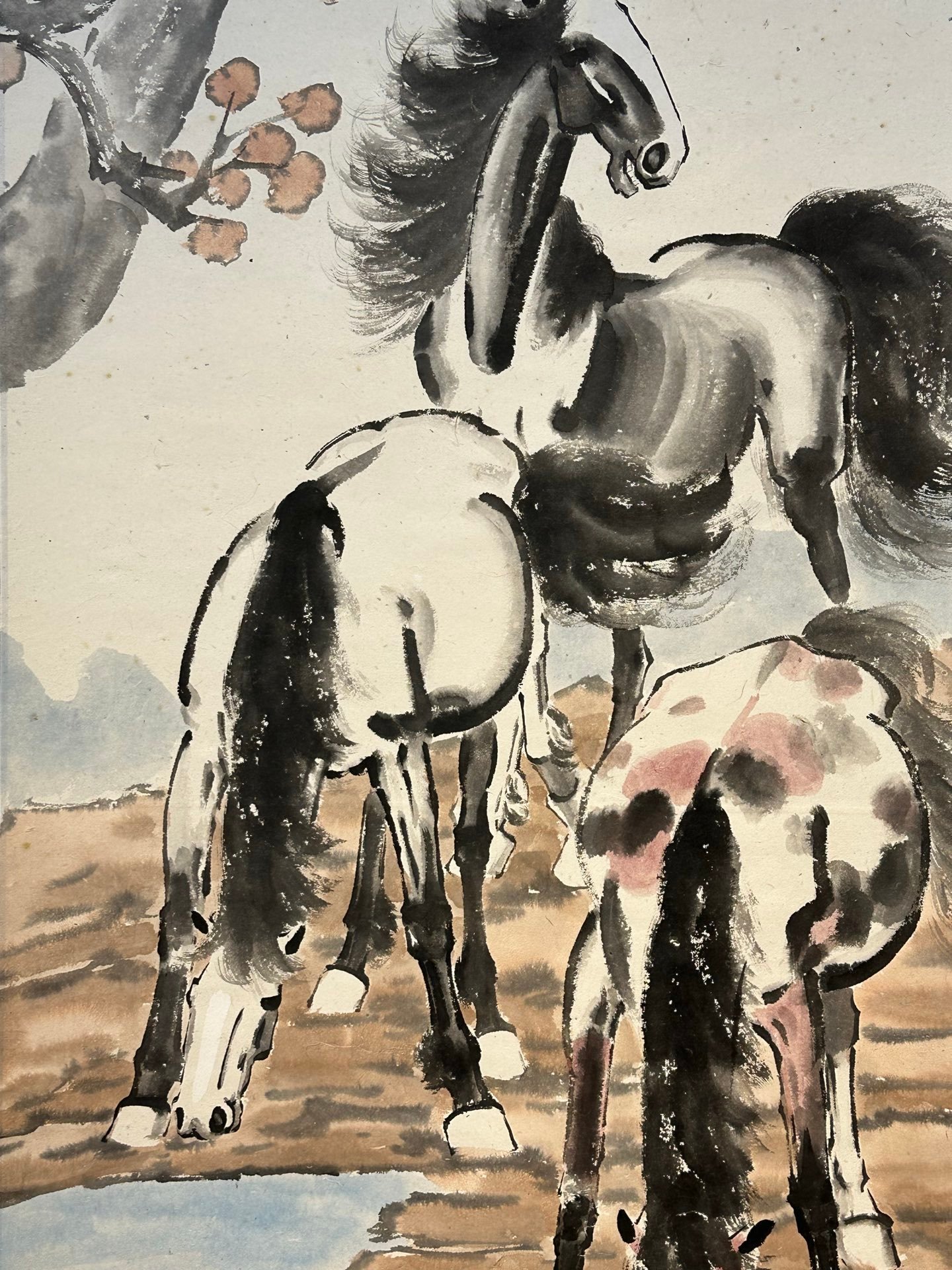 Chinese scroll painting Xu Beihong