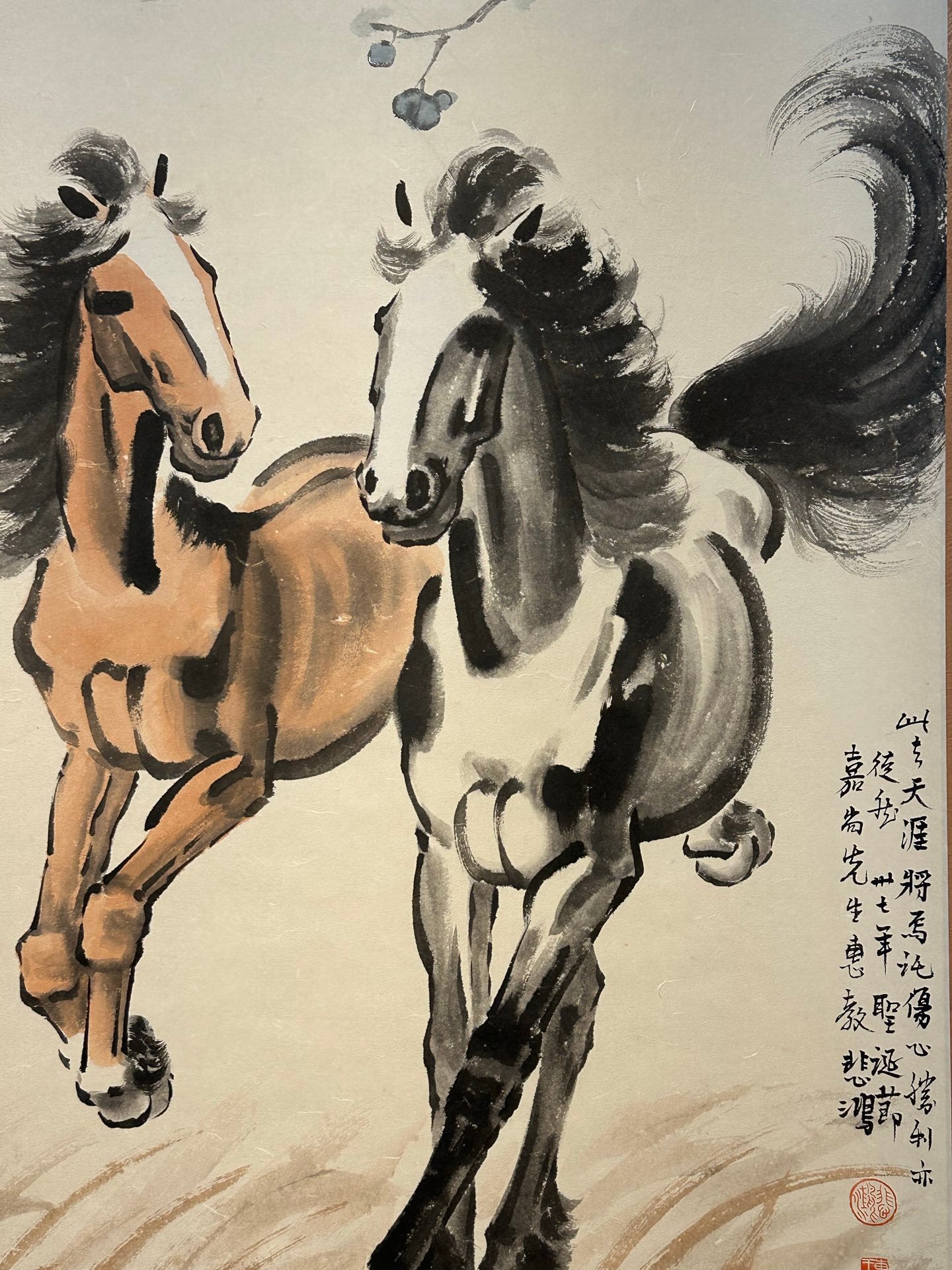 Chinese scroll painting Xu Beihong