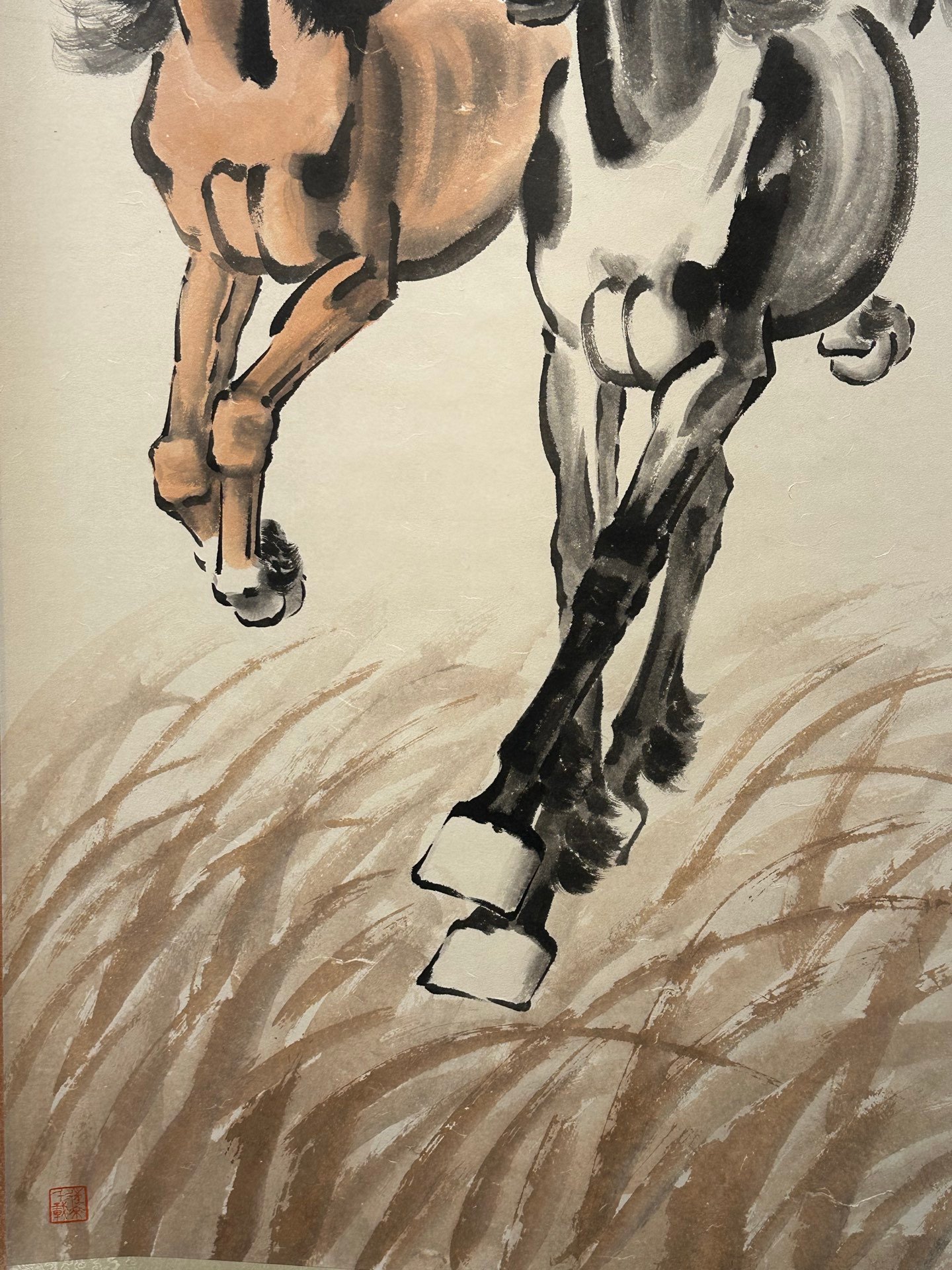 Chinese scroll painting Xu Beihong