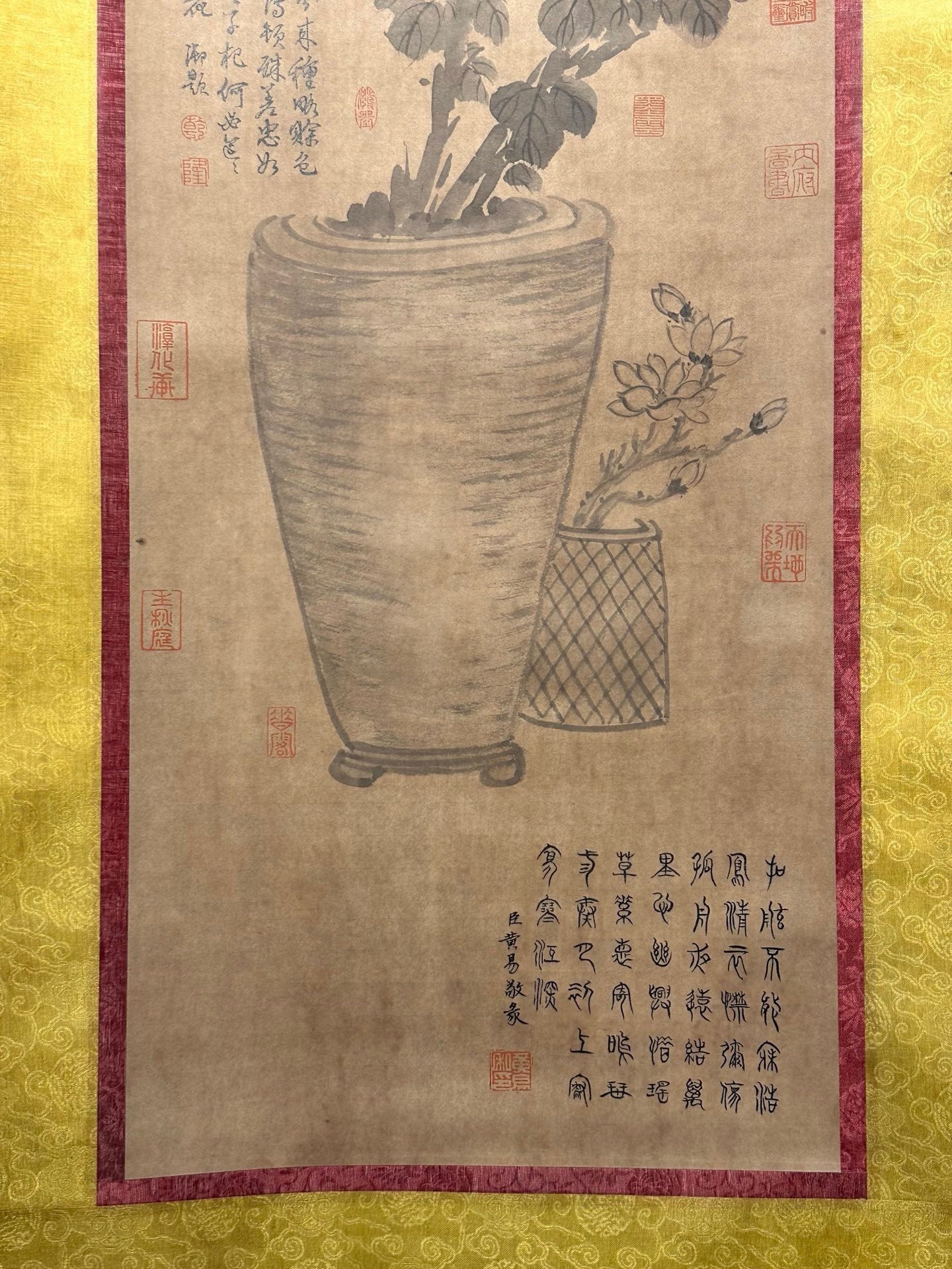 Chinese scroll painting Han Long