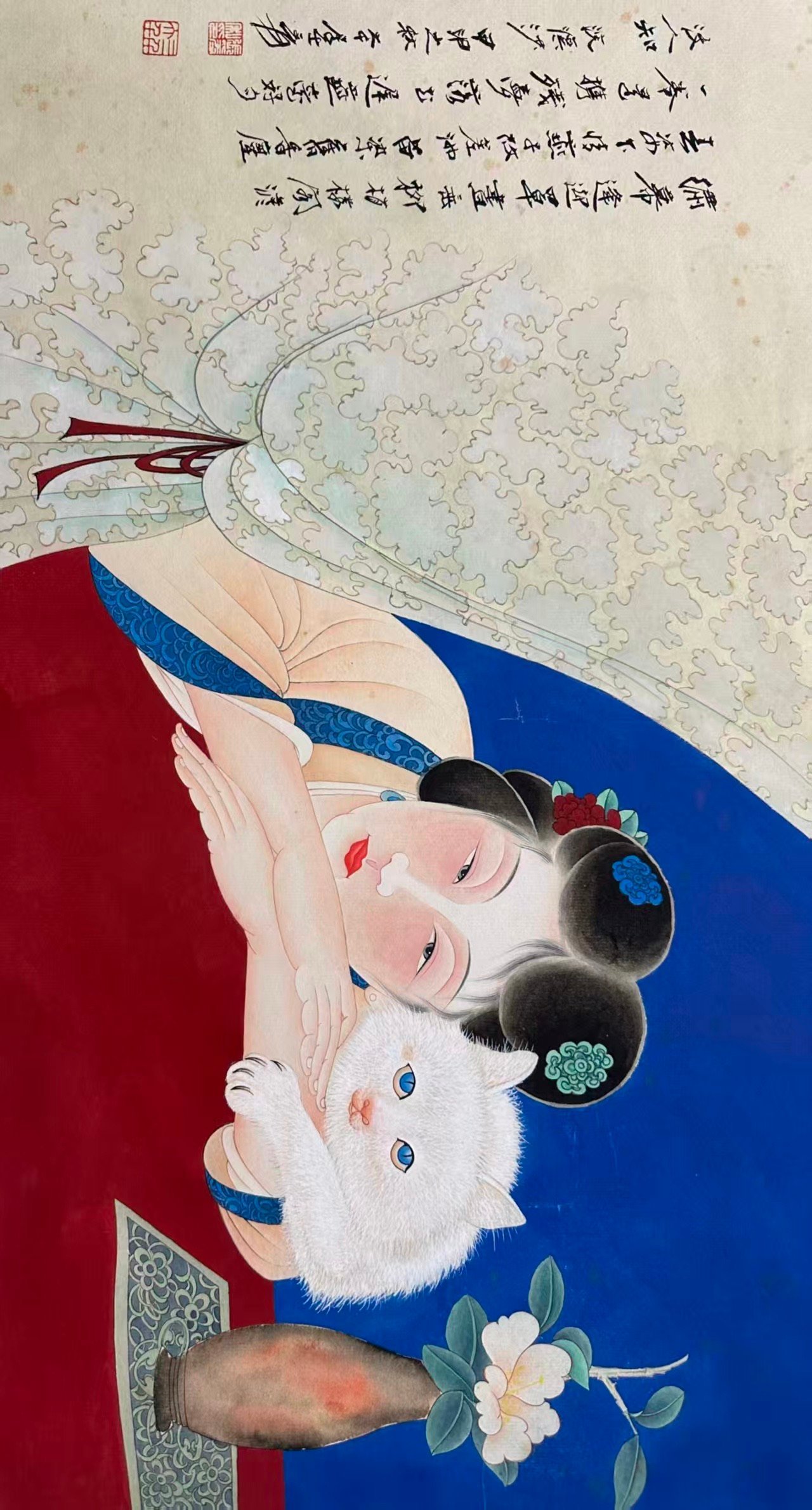 Chinese scroll painting Zhang Daqian