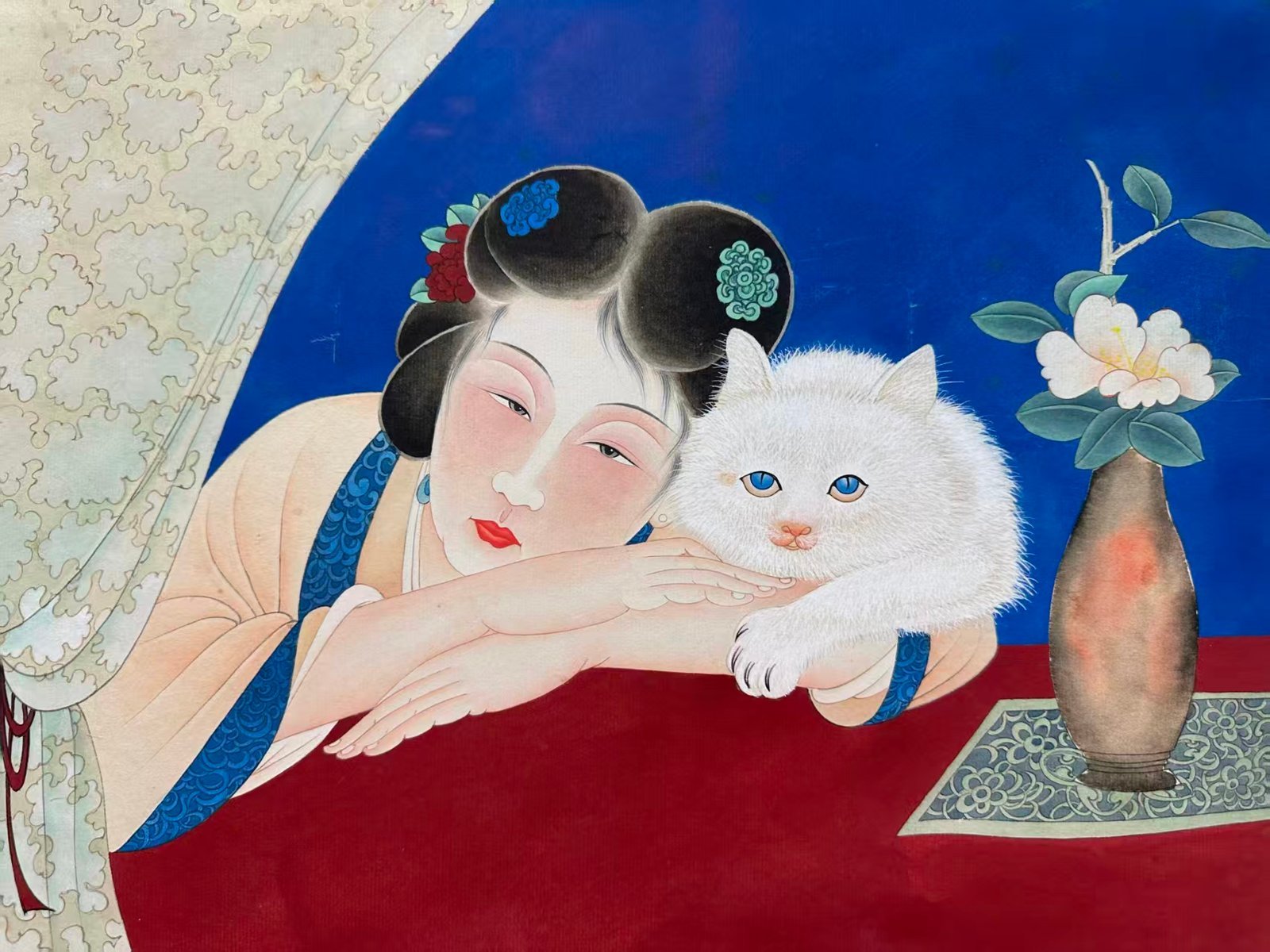 Chinese scroll painting Zhang Daqian
