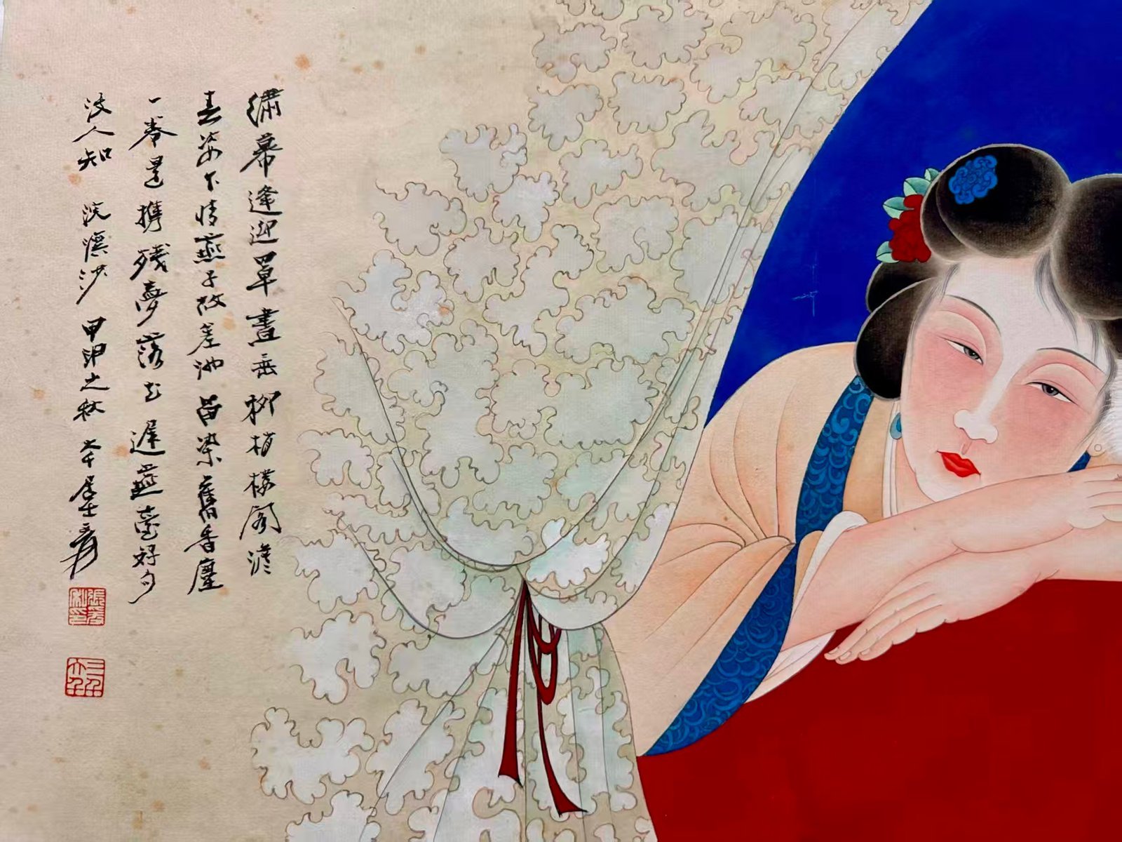 Chinese scroll painting Zhang Daqian