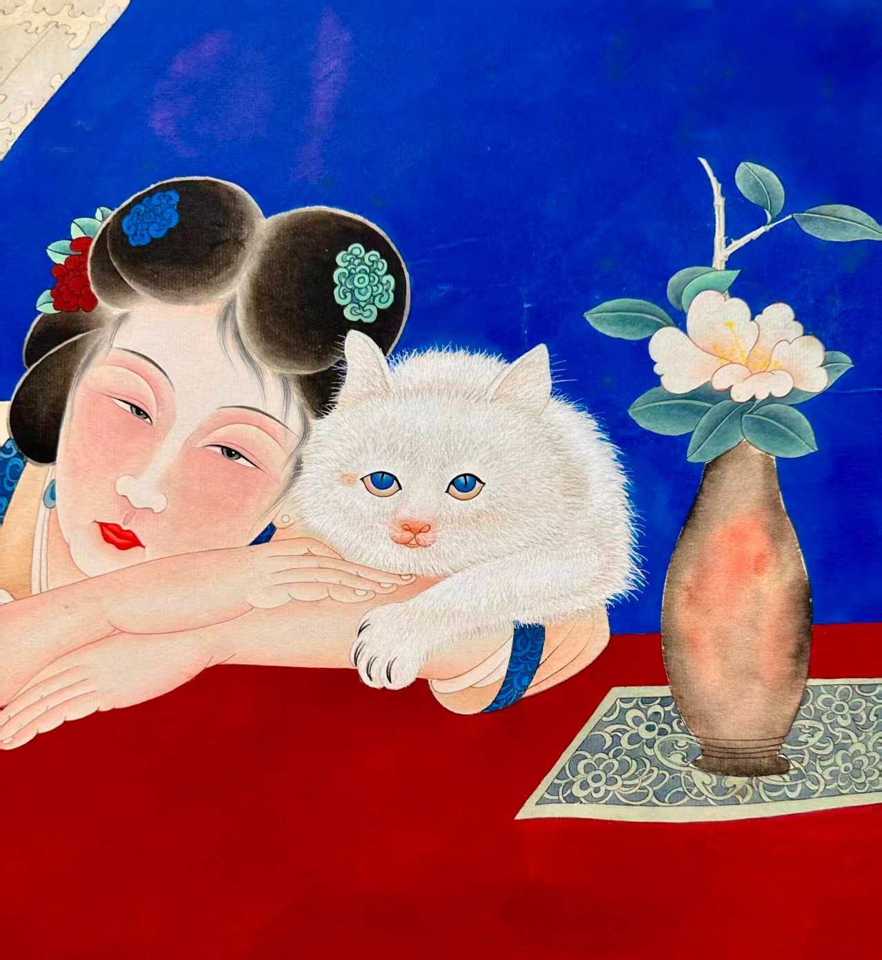 Chinese scroll painting Zhang Daqian