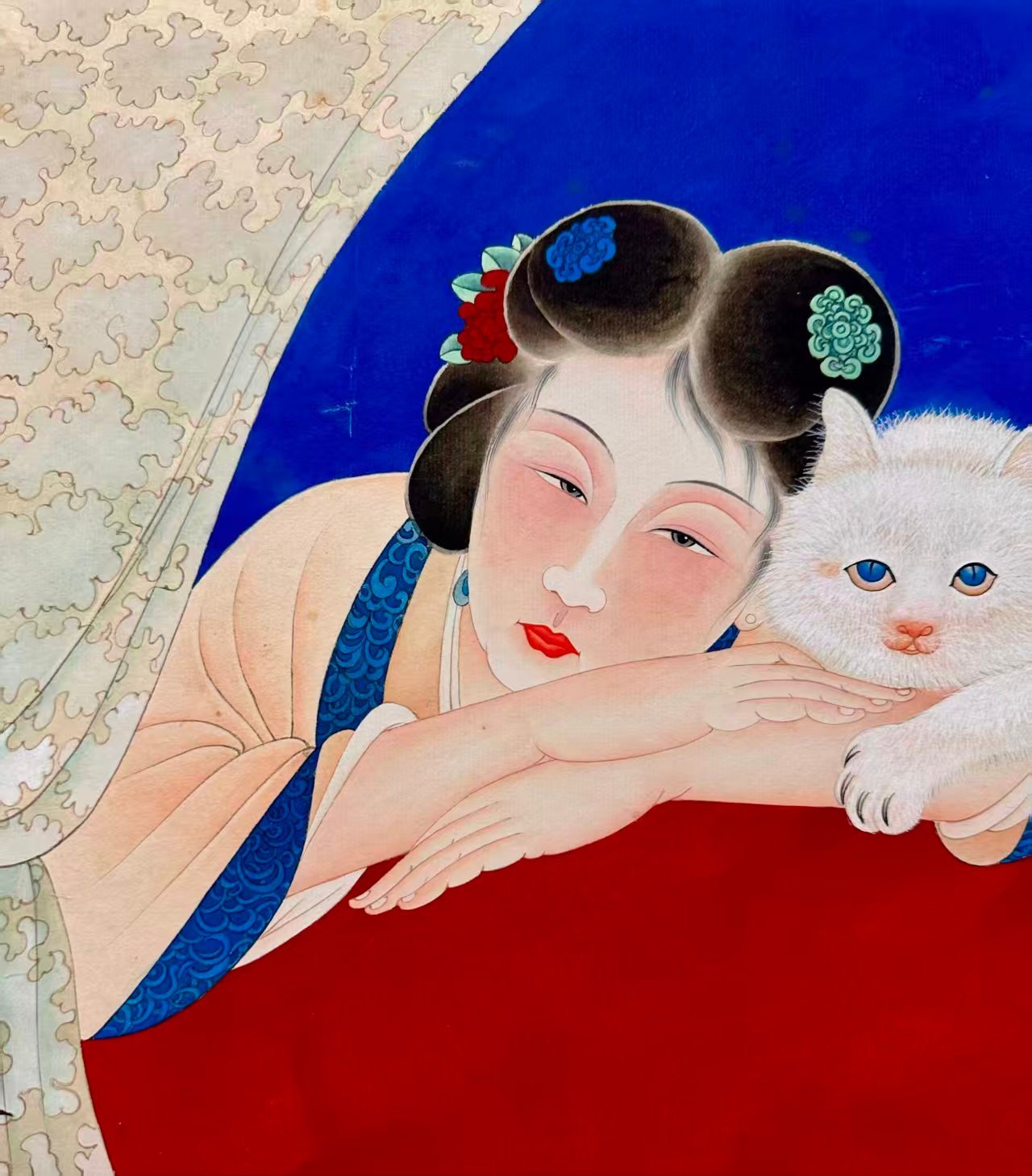 Chinese scroll painting Zhang Daqian