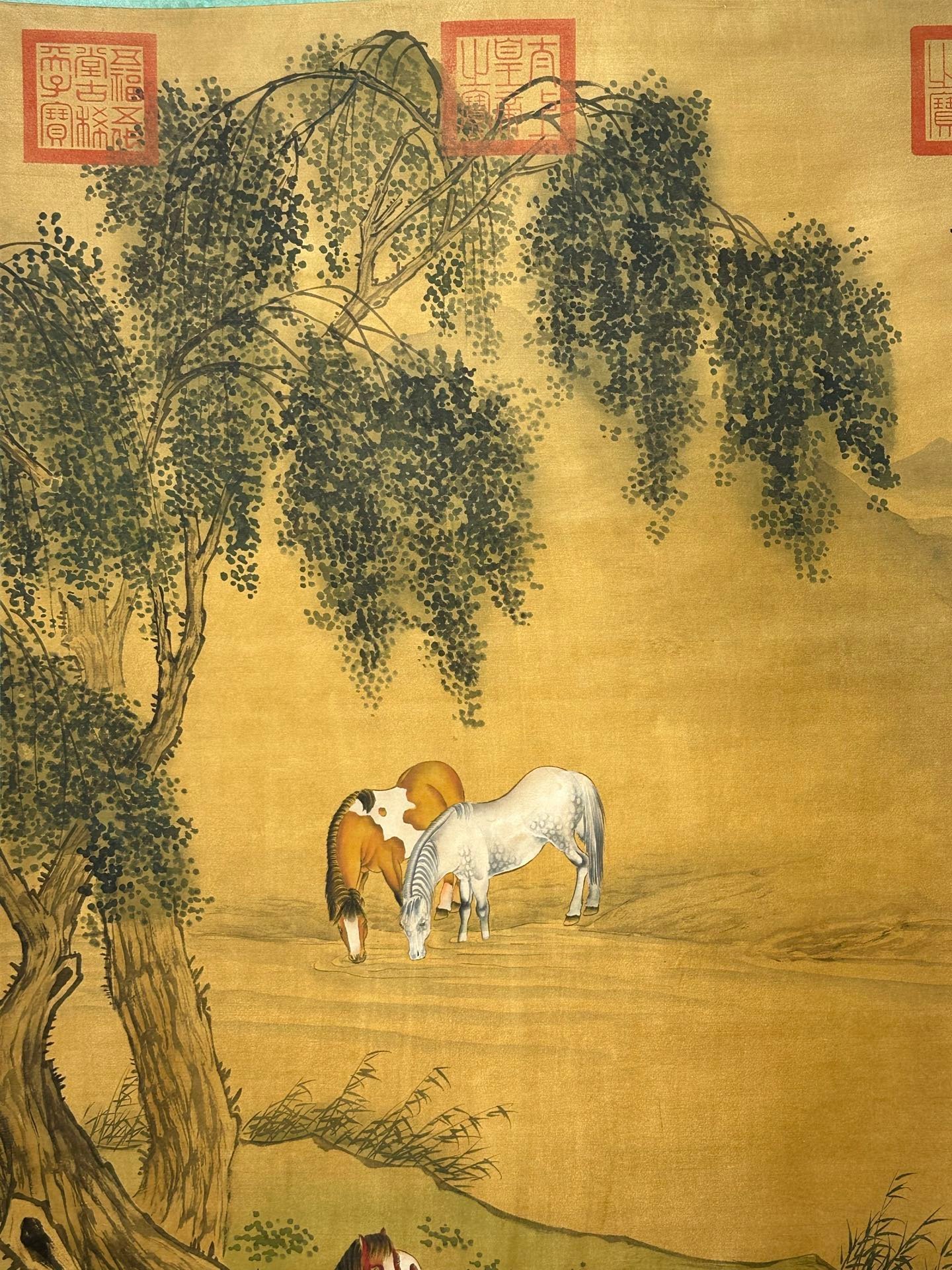 Chinese scroll painting Giuseppe