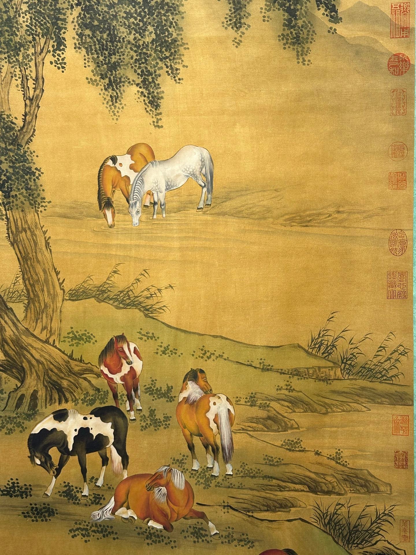 Chinese scroll painting Giuseppe