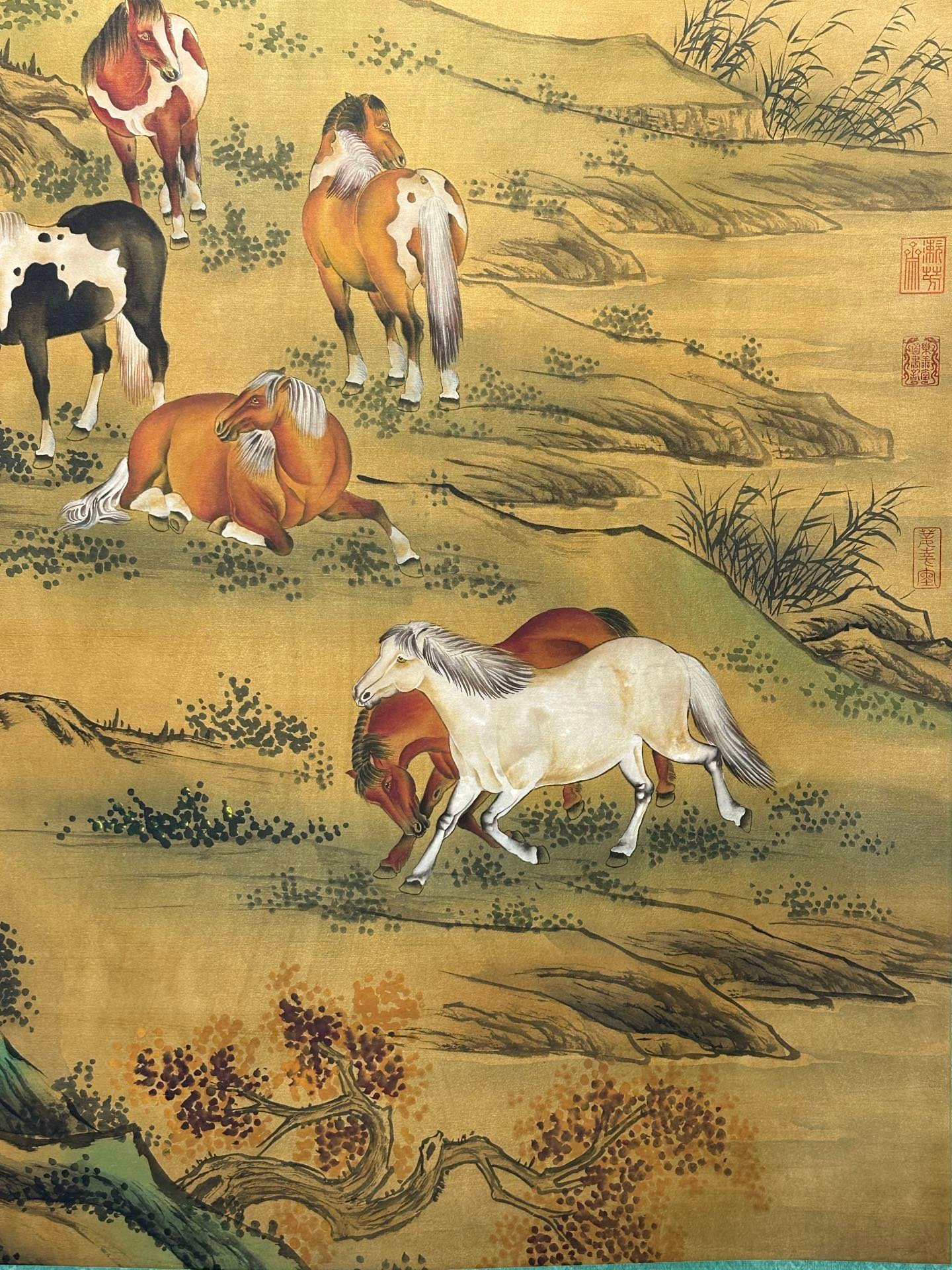 Chinese scroll painting Giuseppe