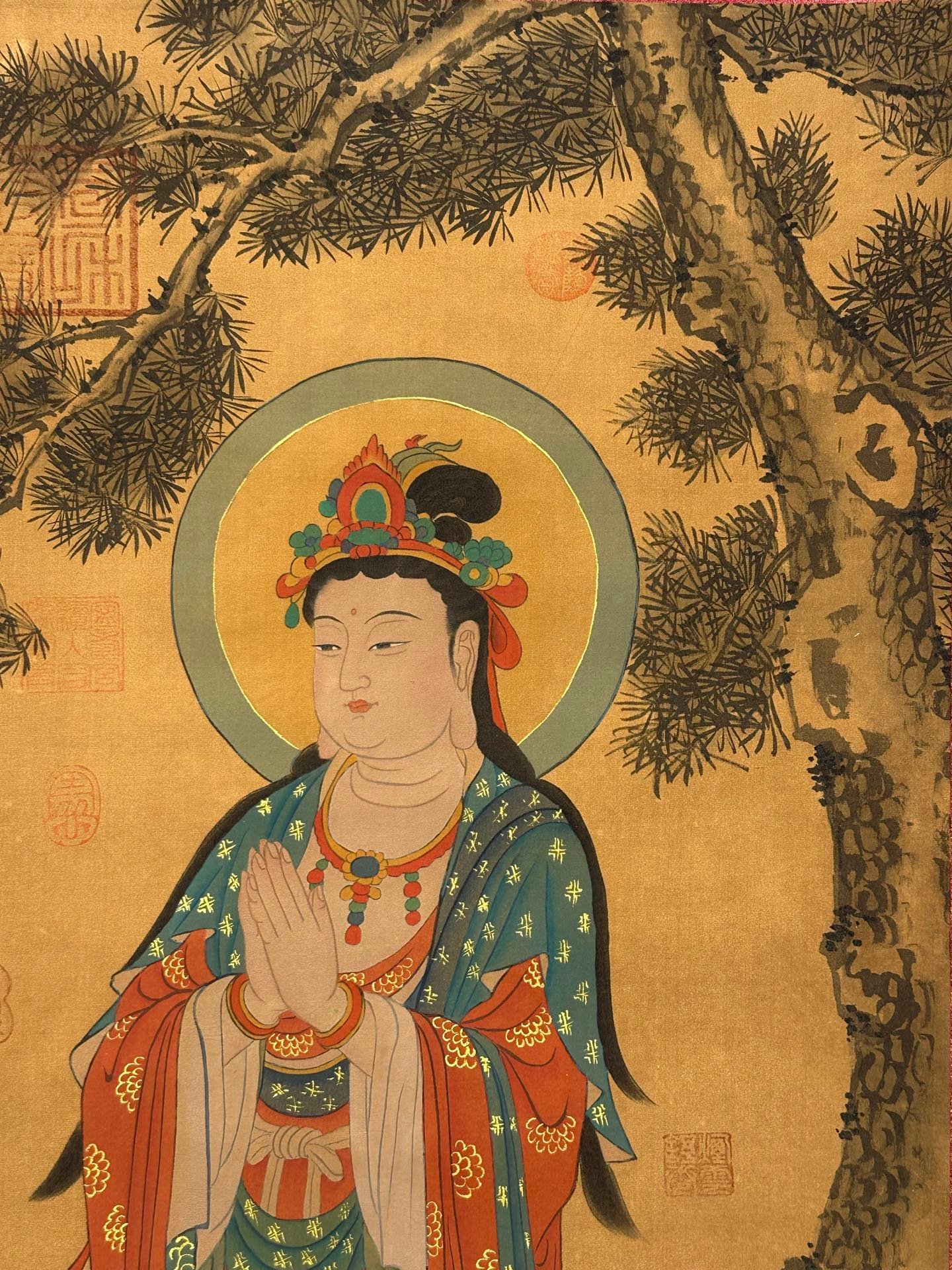 Chinese scroll painting Guanyin