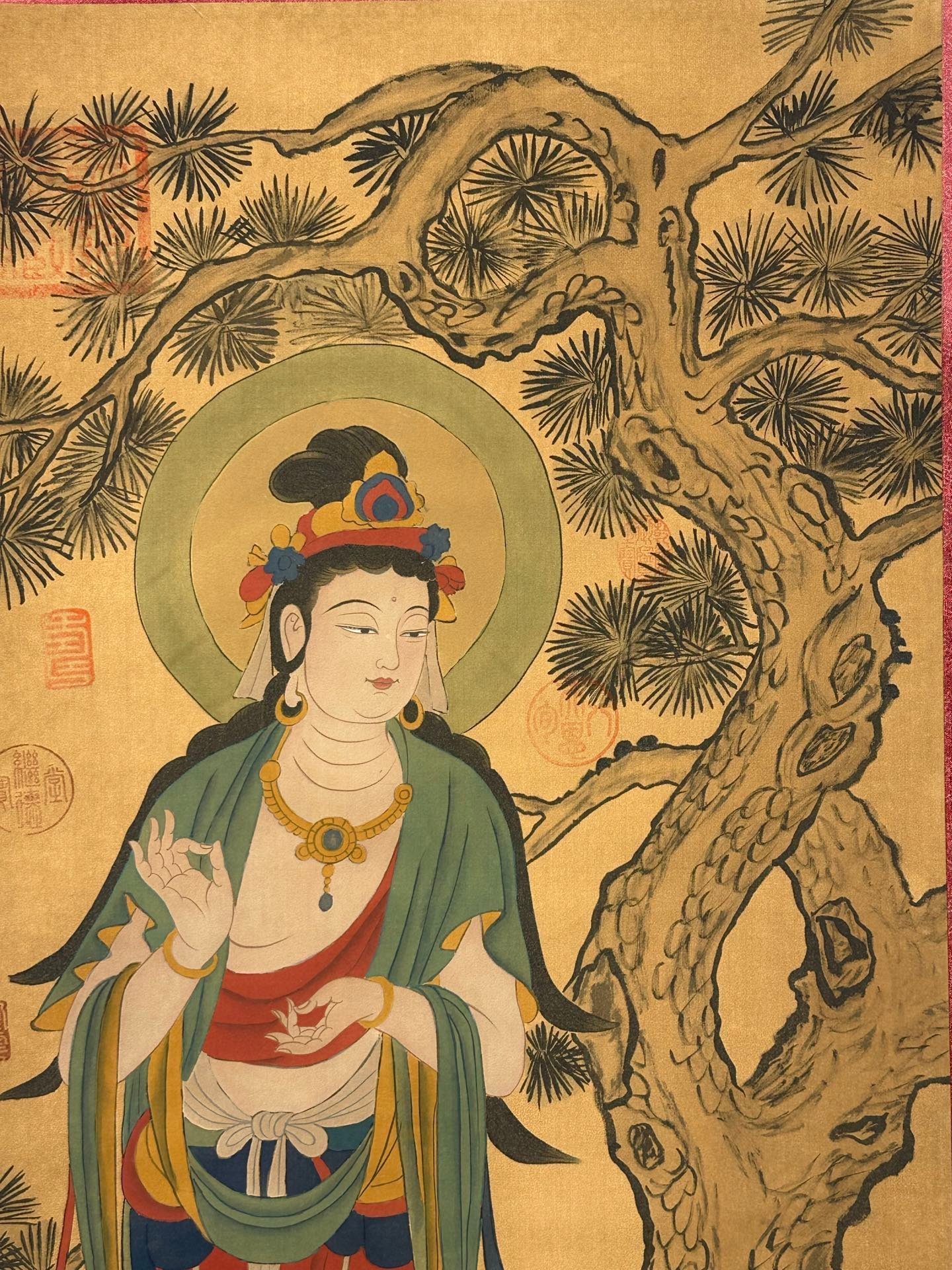 Chinese scroll painting Guanyin