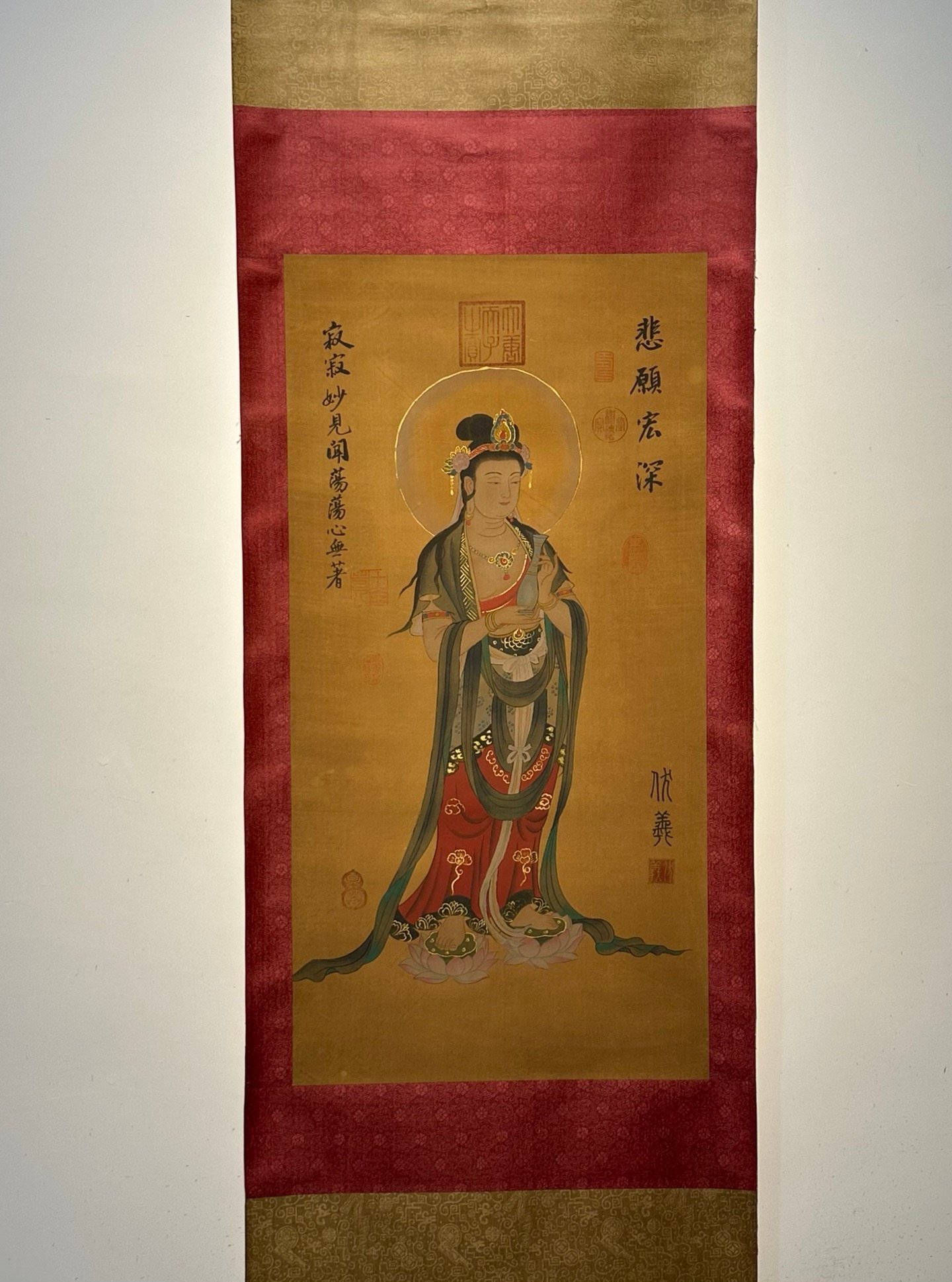 Chinese scroll painting Fuxi