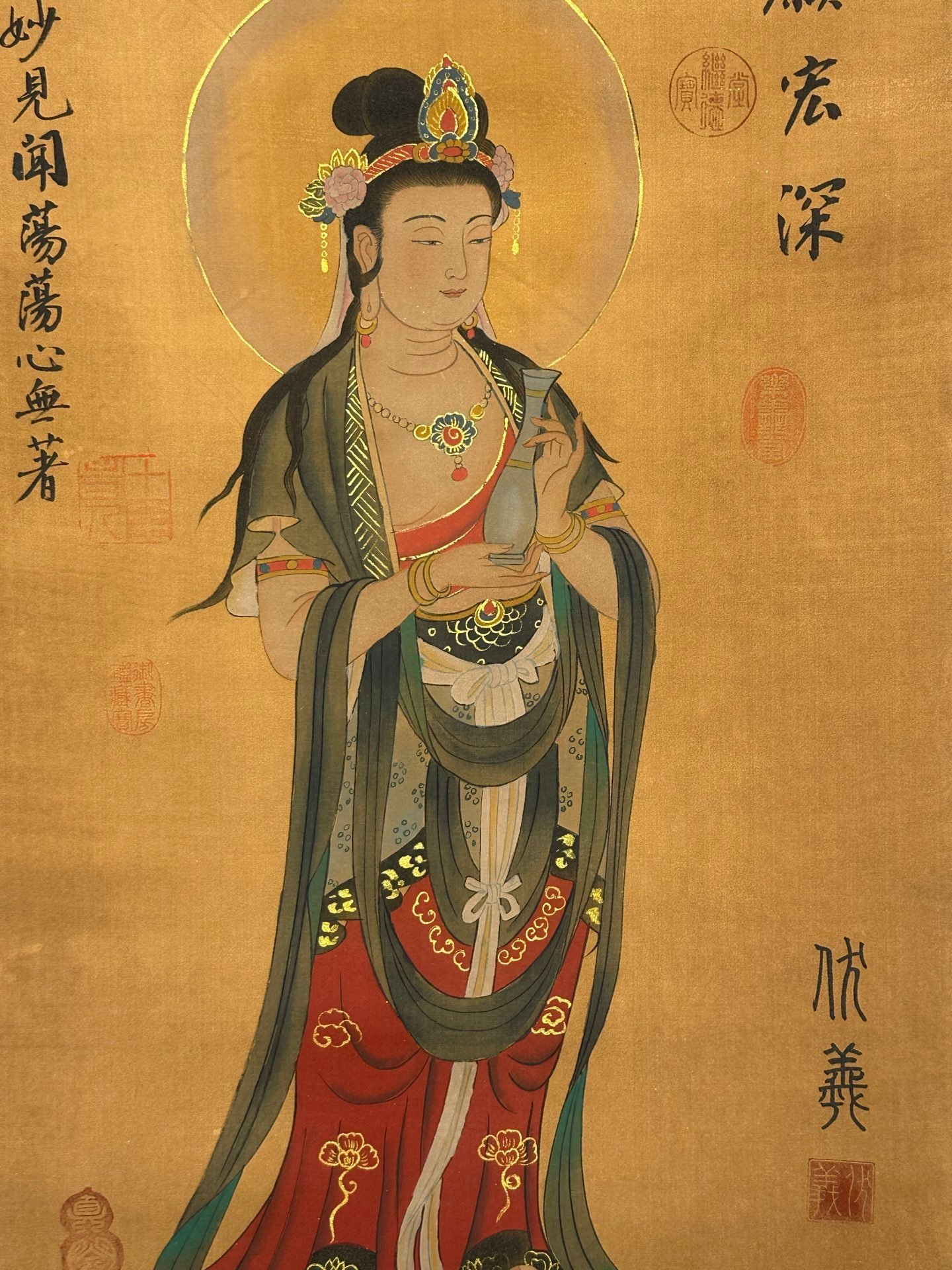 Chinese scroll painting Fuxi