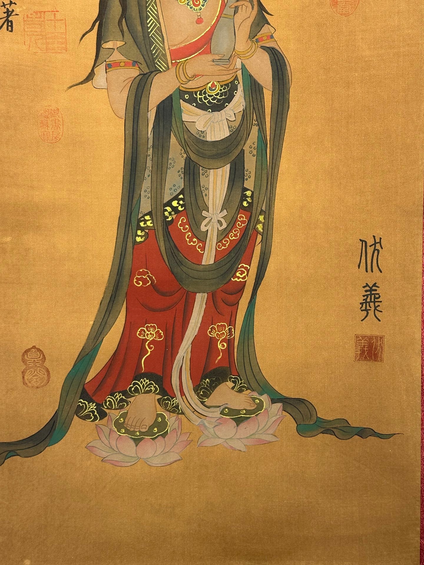 Chinese scroll painting Fuxi