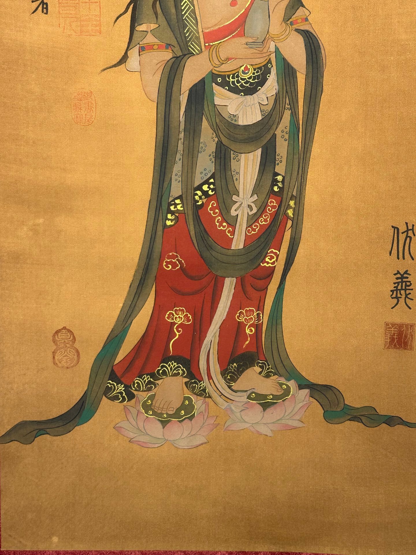 Chinese scroll painting Fuxi