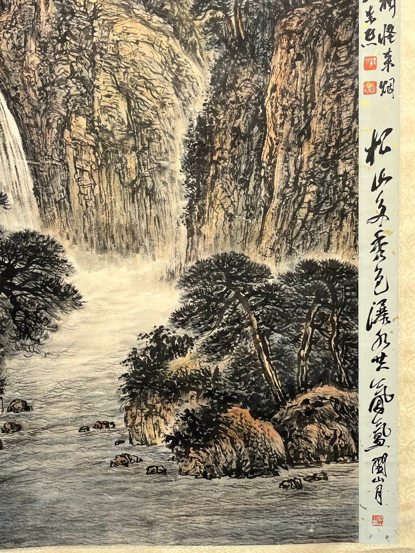Chinese scroll painting Fu Baoshi