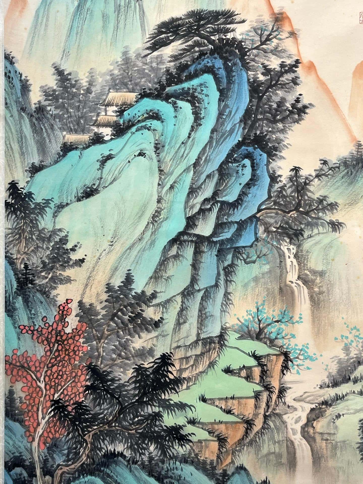 Chinese scroll painting Zhang Daqian